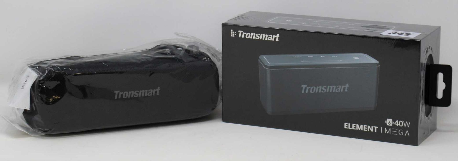 A boxed as new Tronsmart Element Mega Wireless Speaker in Black (with carry case).