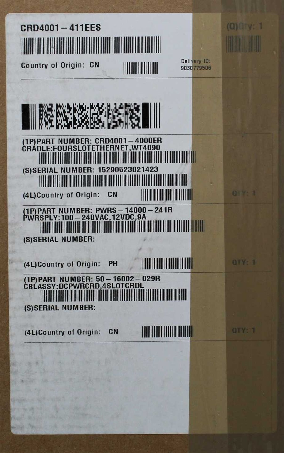 A boxed as new Zebra Symbol CRD4001-411EES Four Slot Ethernet Cradle Kit For WT4000 Series Barcode - Image 2 of 2