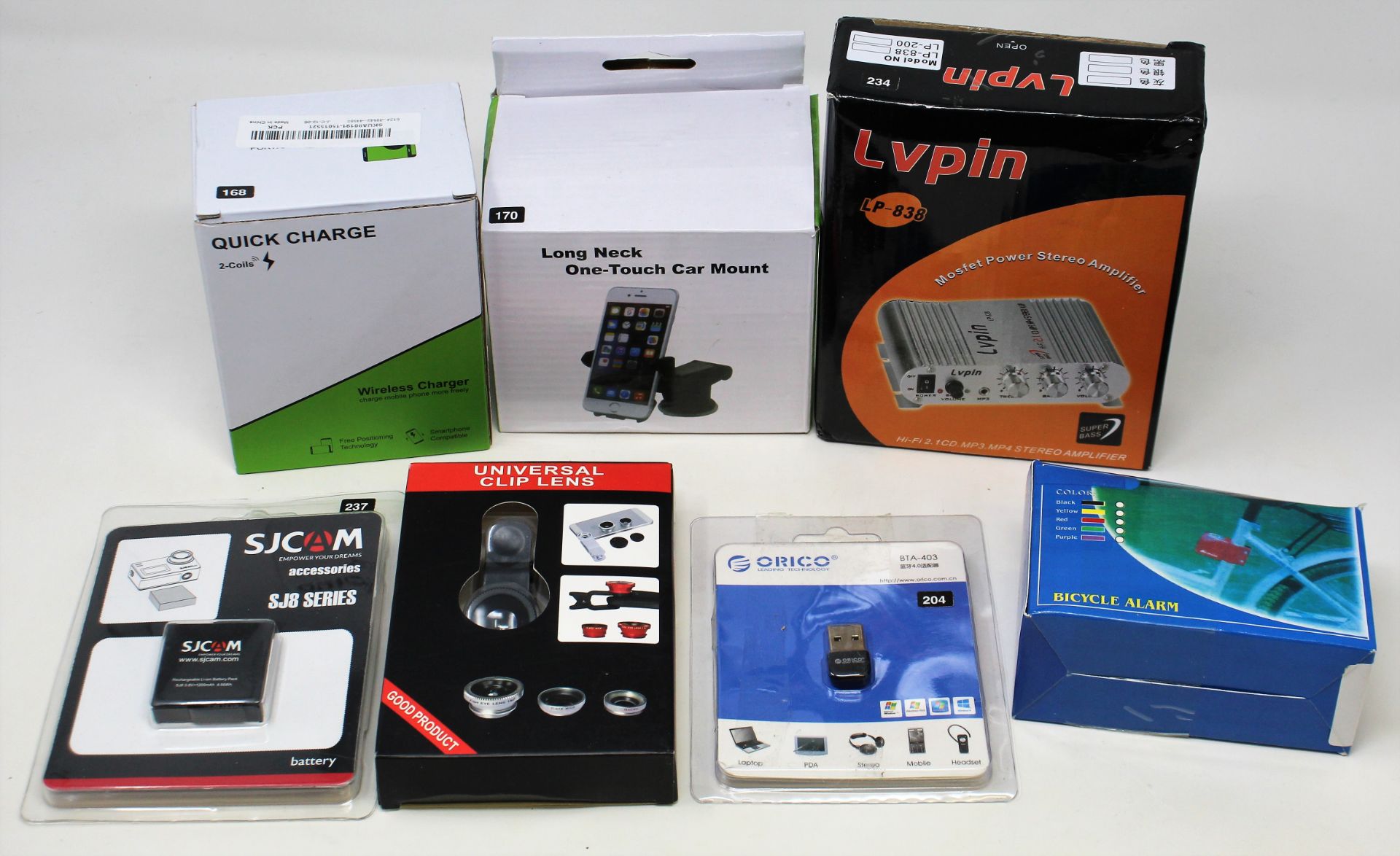 A box of assorted as new electrical items and accessories to include Bluetooth Headphones, XBox - Image 8 of 9