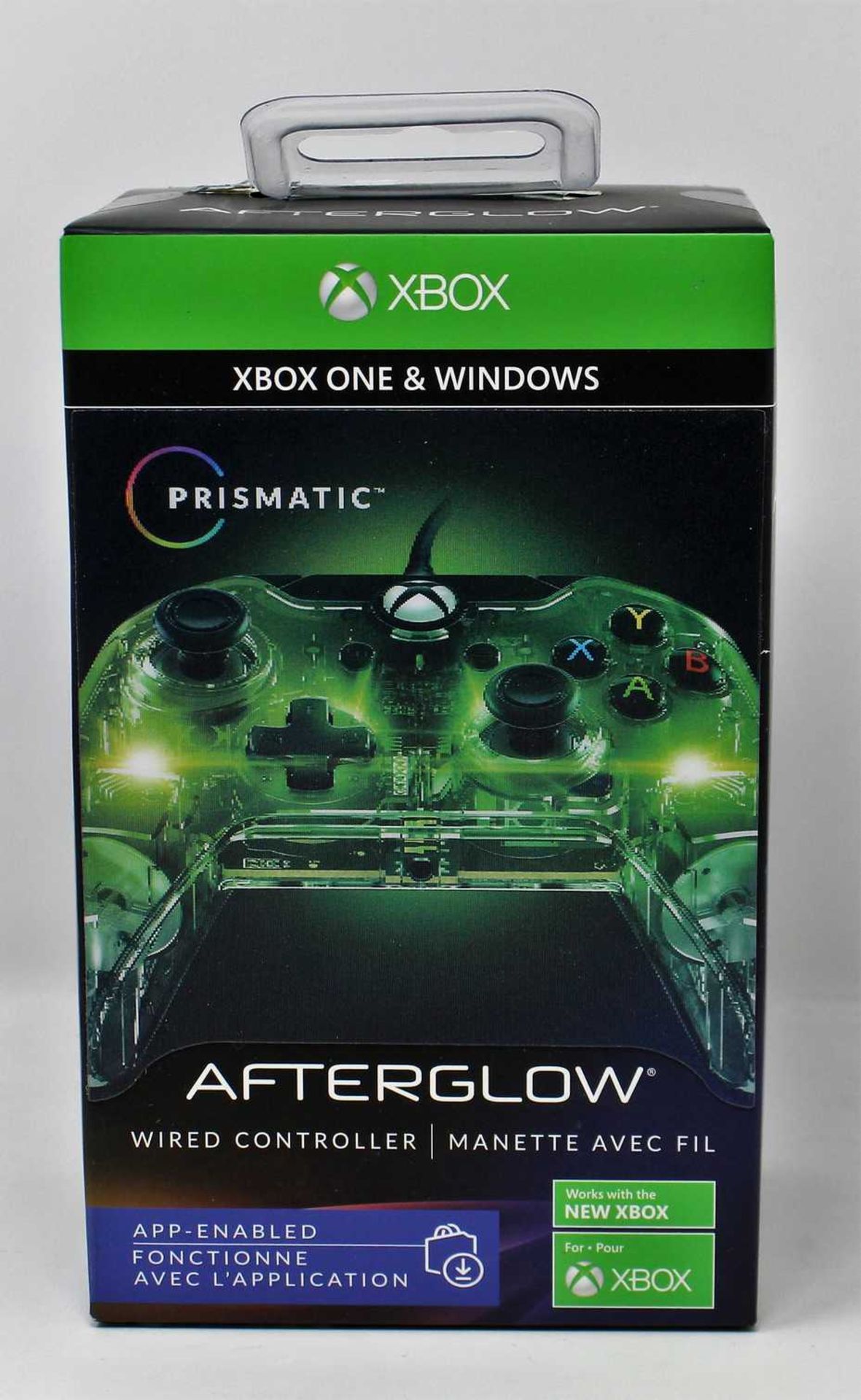 A boxed as new Afterglow Prismatic Wired Controllers for Xbox One & Windows 10 (Box sealed).