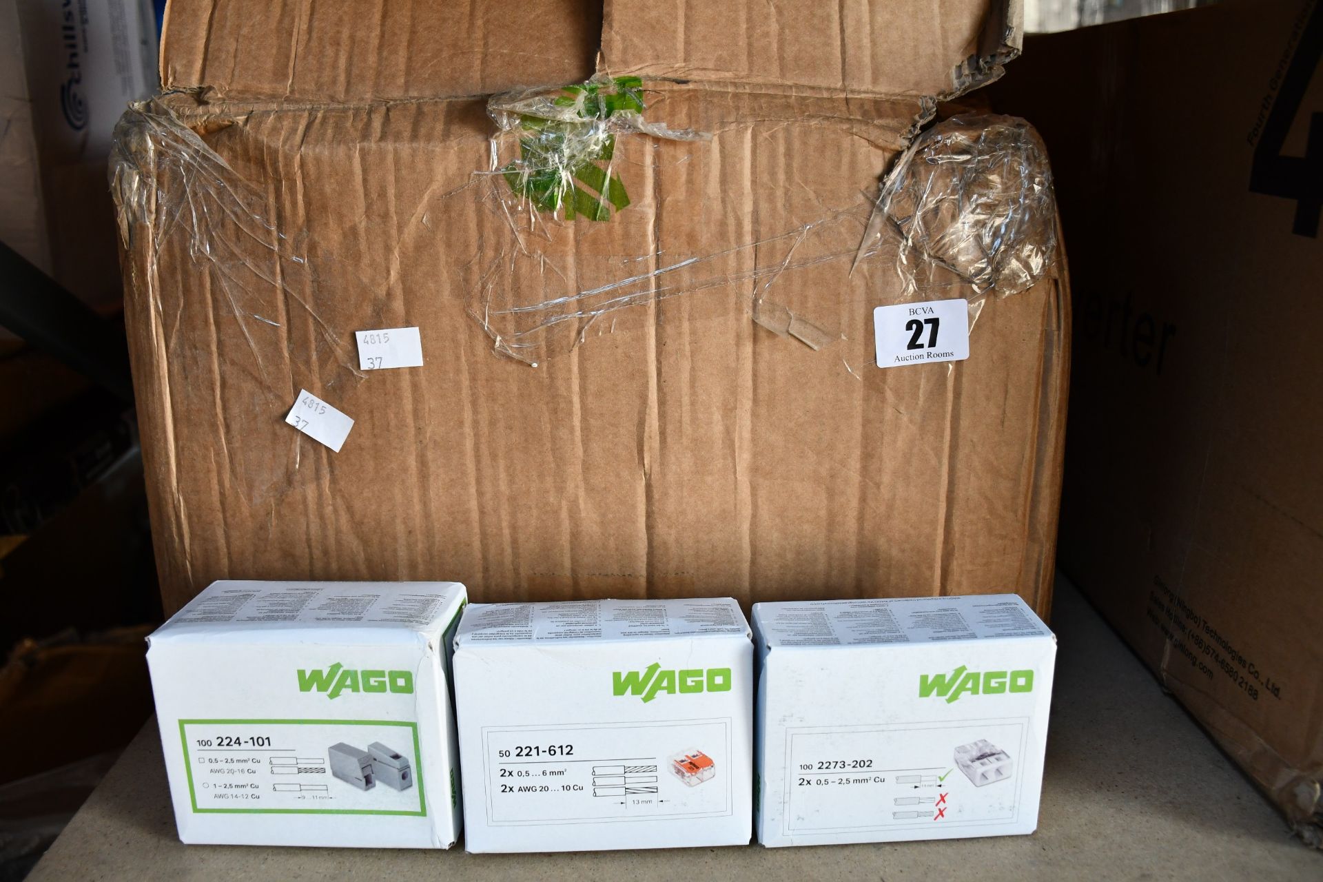 A quantity of various boxed as new Wago connectors to include 221-613, 224-101 and 773-102 (