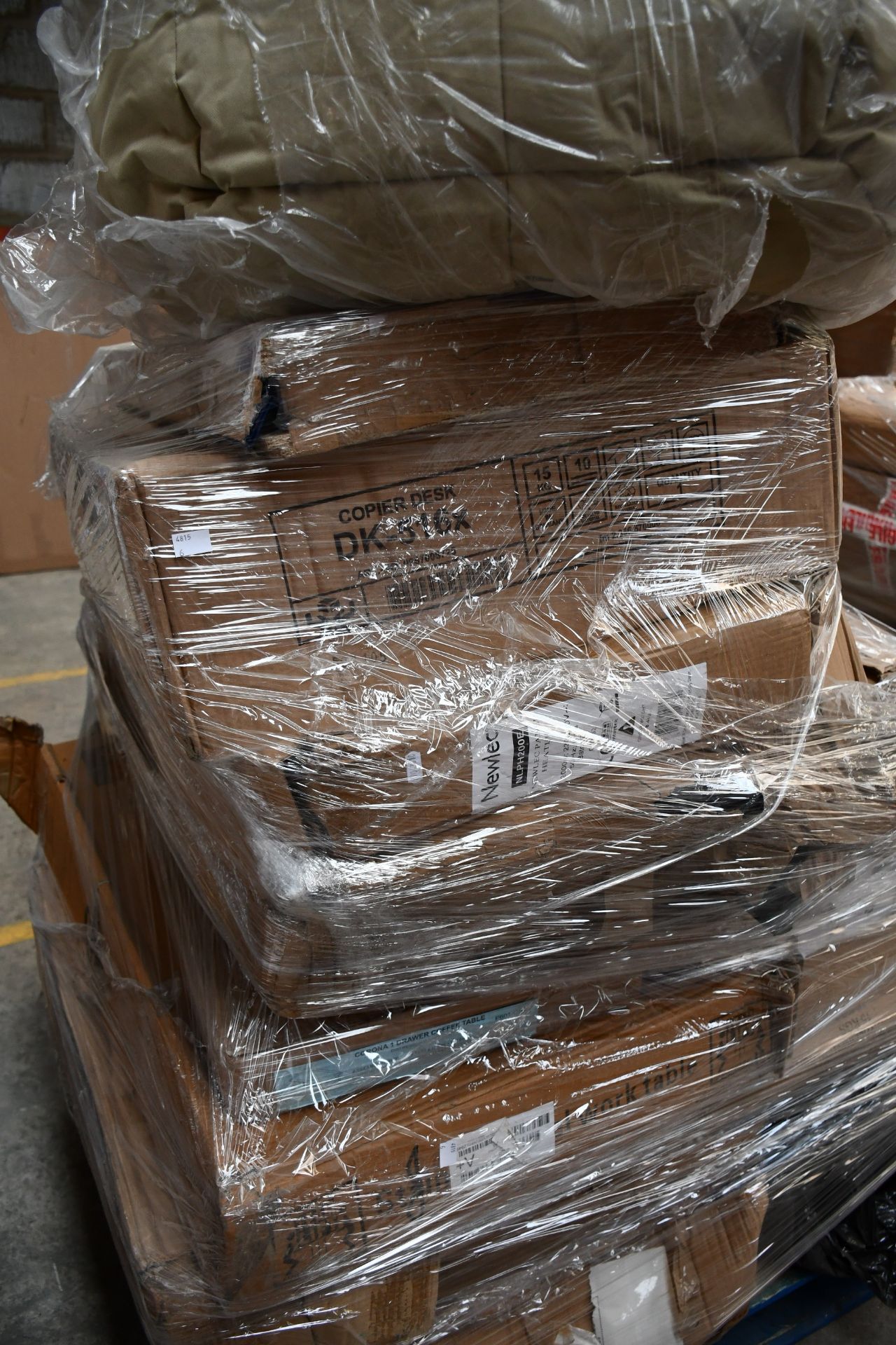 A pallet of miscellaneous flat pack furniture, household and related items. - Image 3 of 3