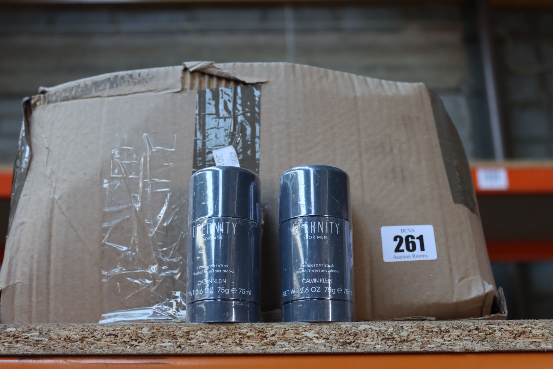 A large quantity of boxed as new Calvin Klein Eternity for men deodorant sticks (75ml) (