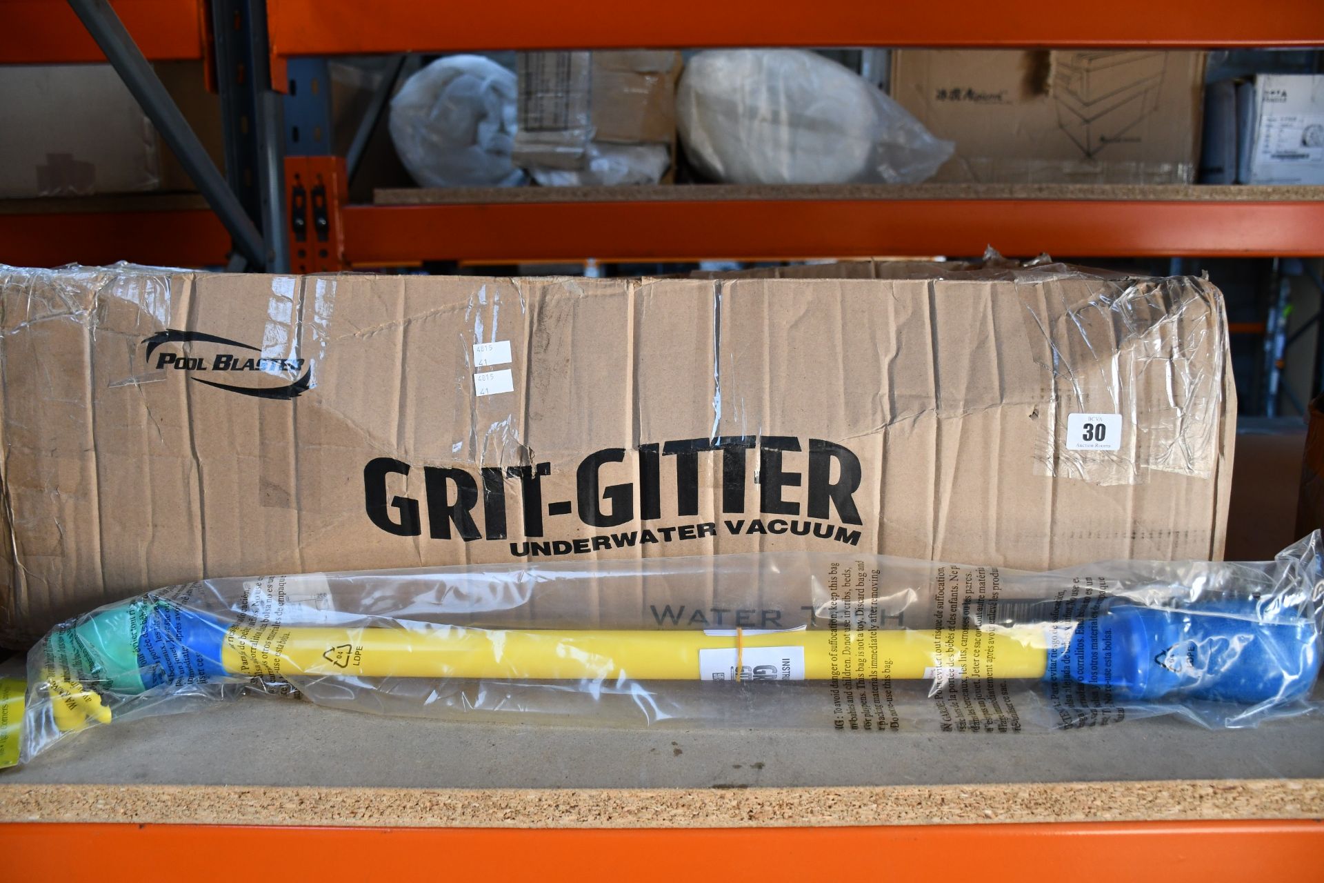 A quantity of as new Grit Gitter Stretch underwater vacuums (Approximately 20).