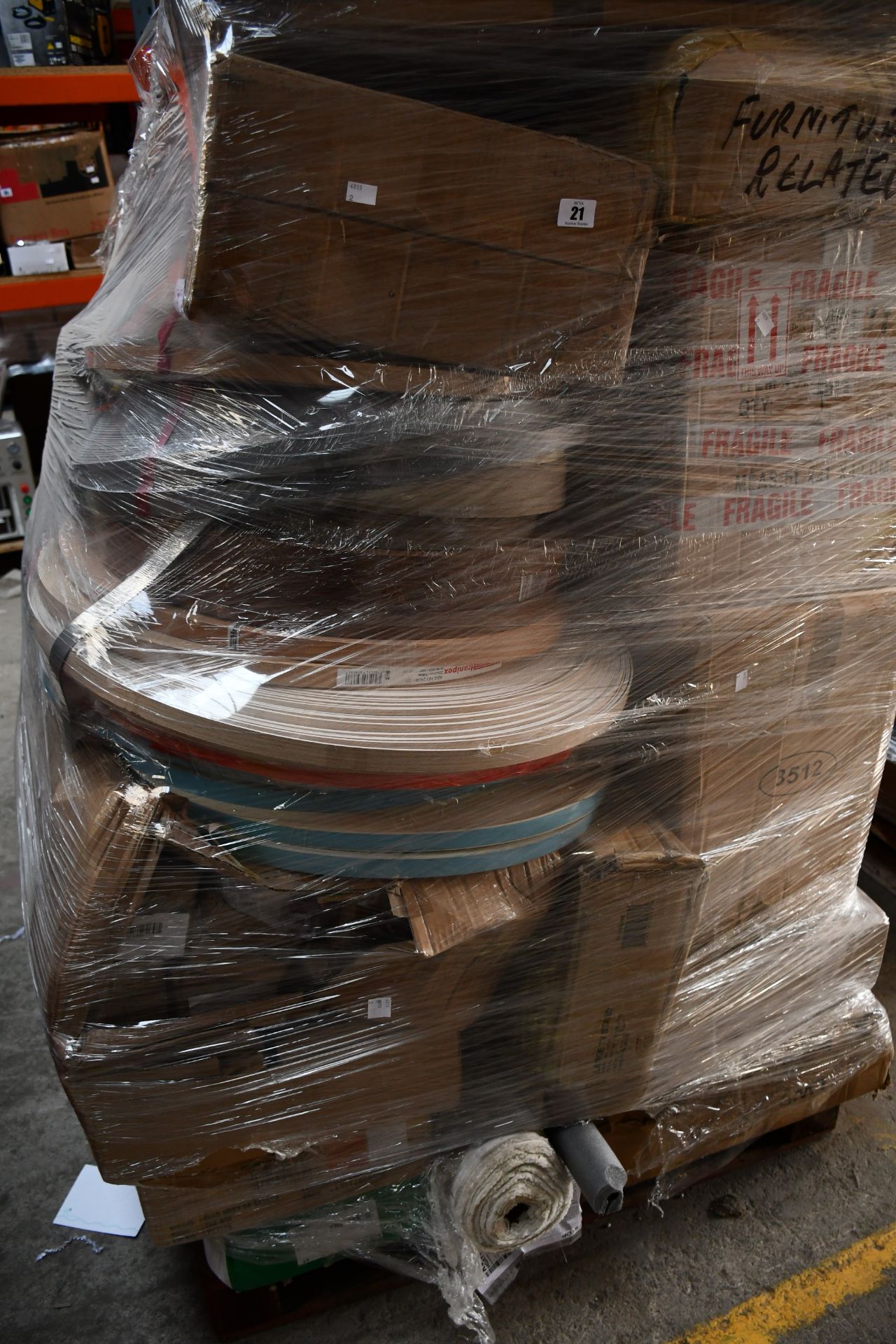 A pallet of miscellaneous flat pack furniture, household and related items. - Image 2 of 3