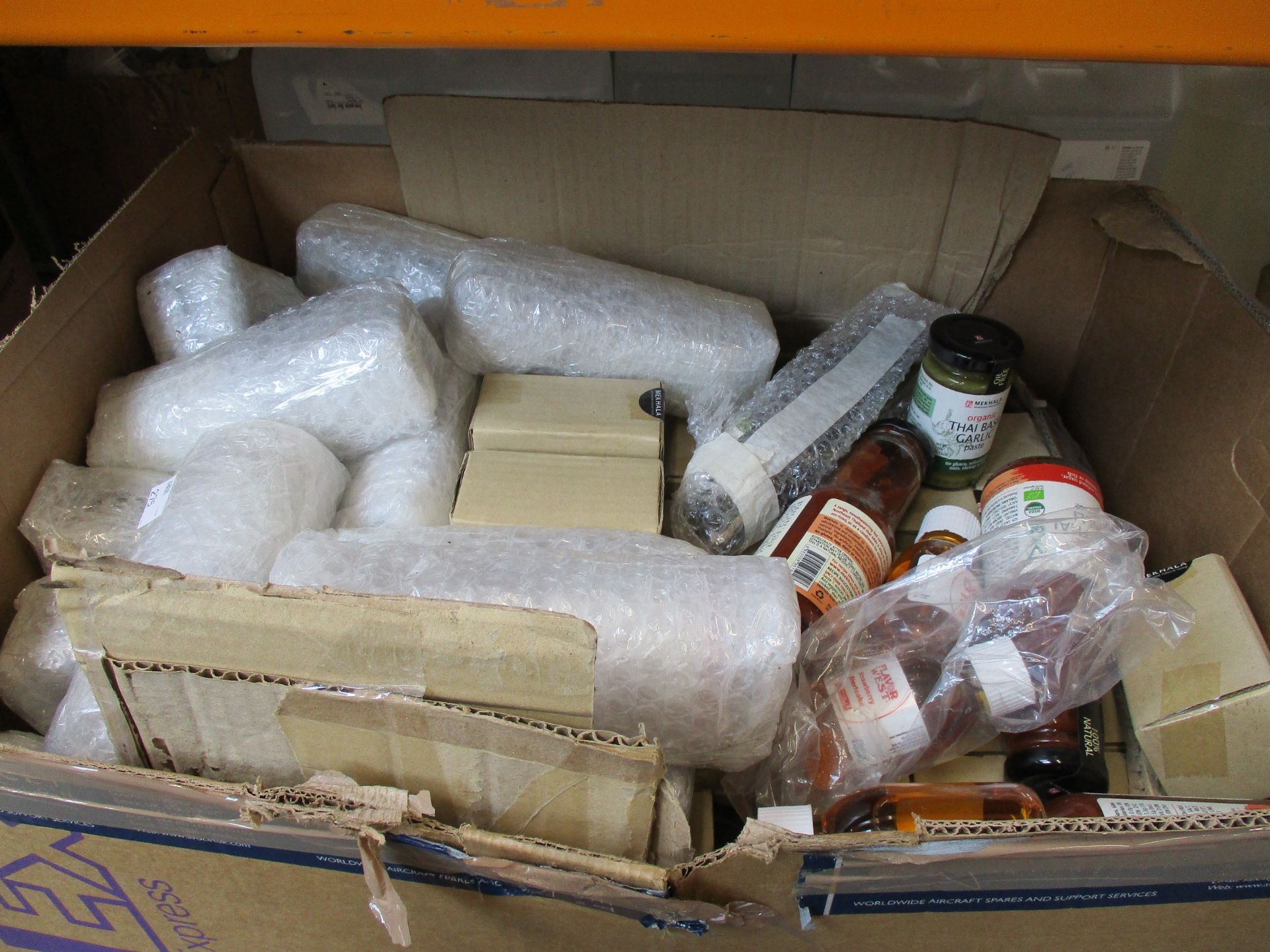 A large quantity of assorted allergen free Mekhala cooking sauces (Approximately 60).