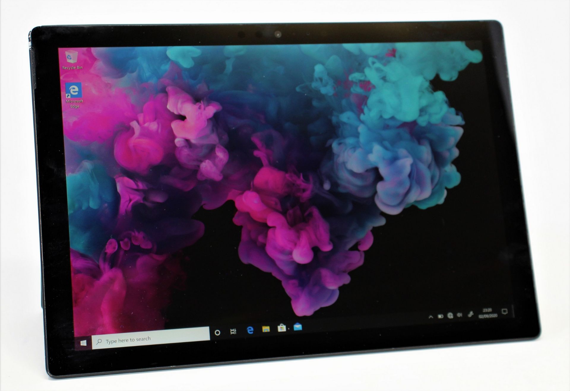 A pre-owned Microsoft Surface Pro 6 1796 12.3" Tablet PC in Black with Intel Core i5-8350U 1.90GHz