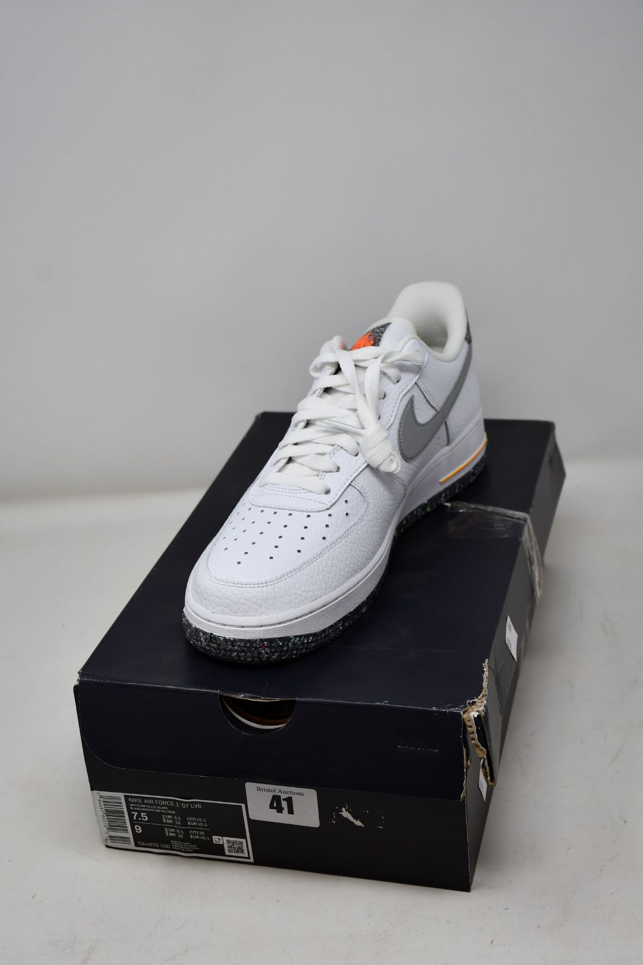 A pair of as new Nike Air Force 1 '07 LV8 (UK 8.5).