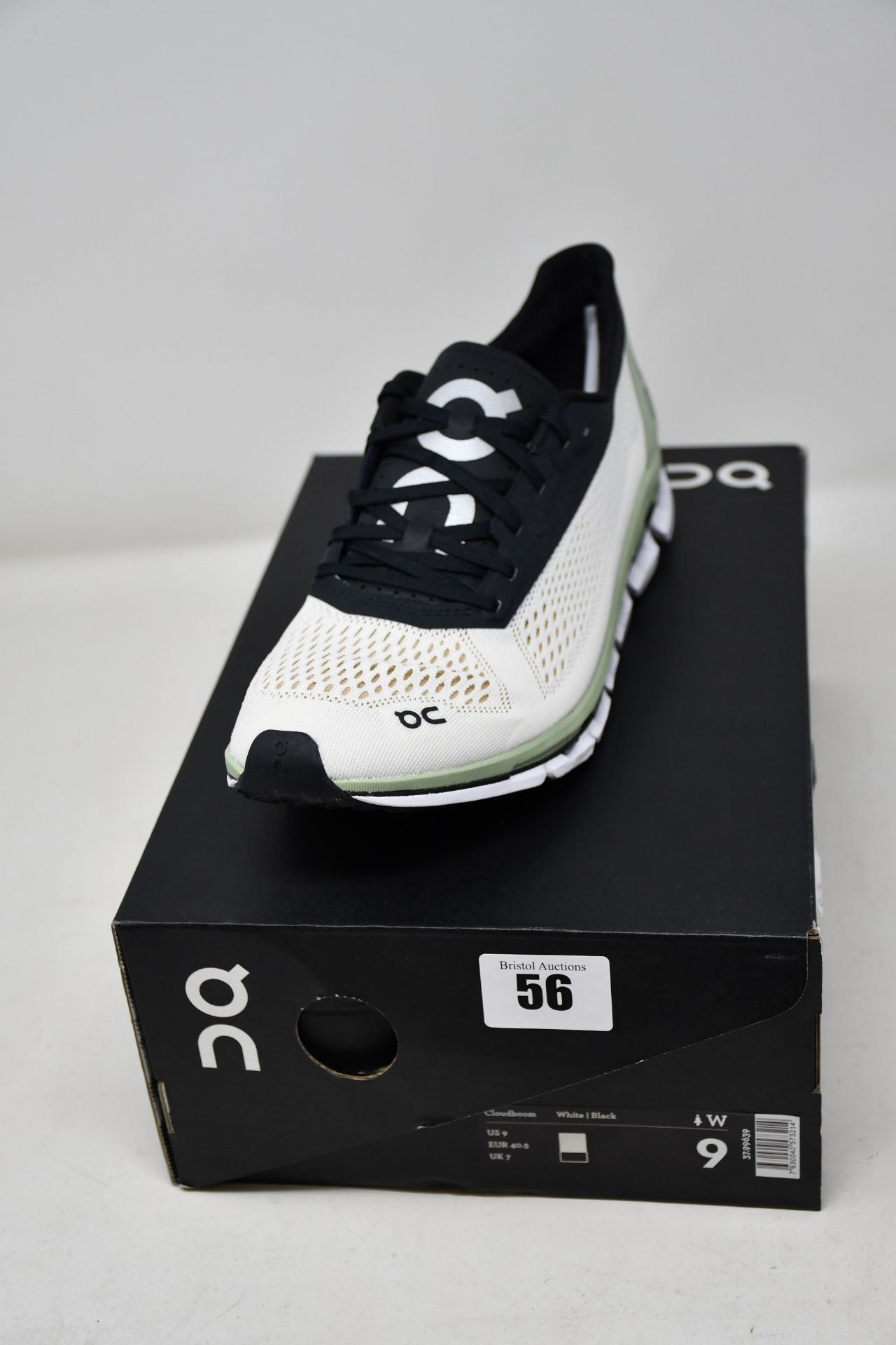A pair of women's as new On Running Cloudboom trainers (UK 7).