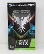 A boxed as new Gainward GeForce RTX 3060 Ti Phoenix 8GB GDDR6 256BIT 3-DP HDMI Graphics Card (P/N: