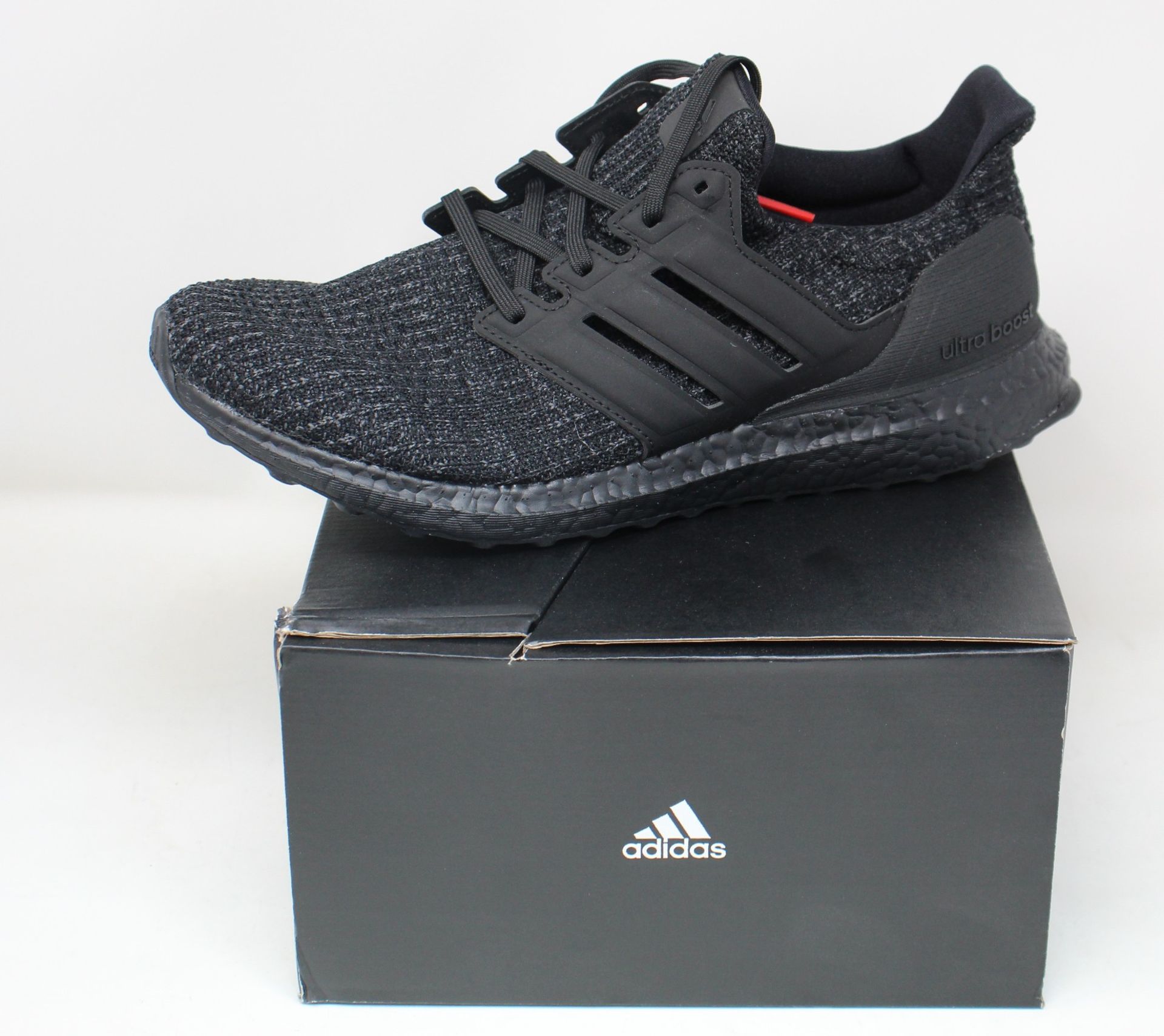 A pair of as new Adidas Ultra Boost trainers (UK 7).