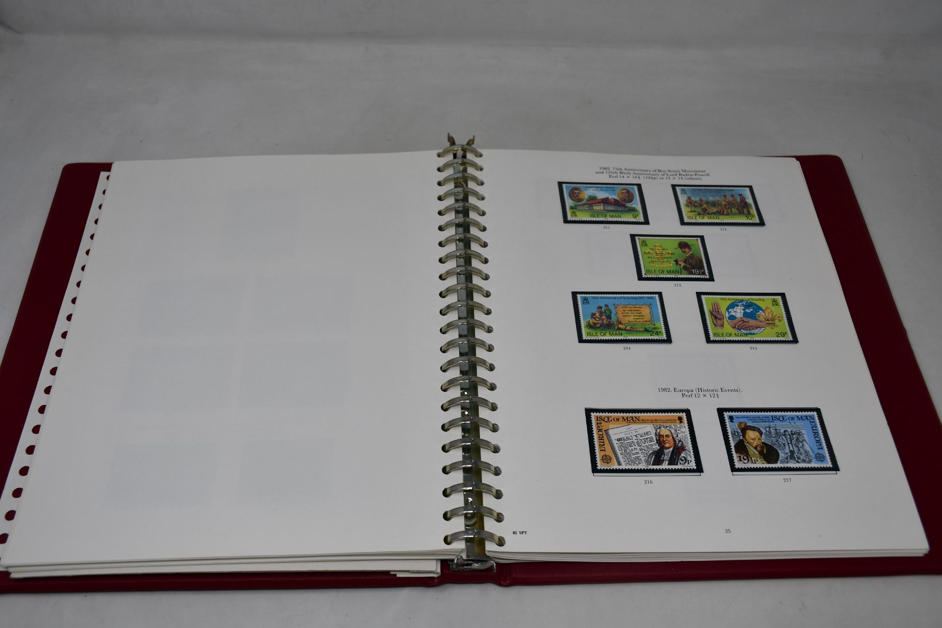 Three folders of stamps to include Isle of Man Mint collection, including duplication. - Image 10 of 10