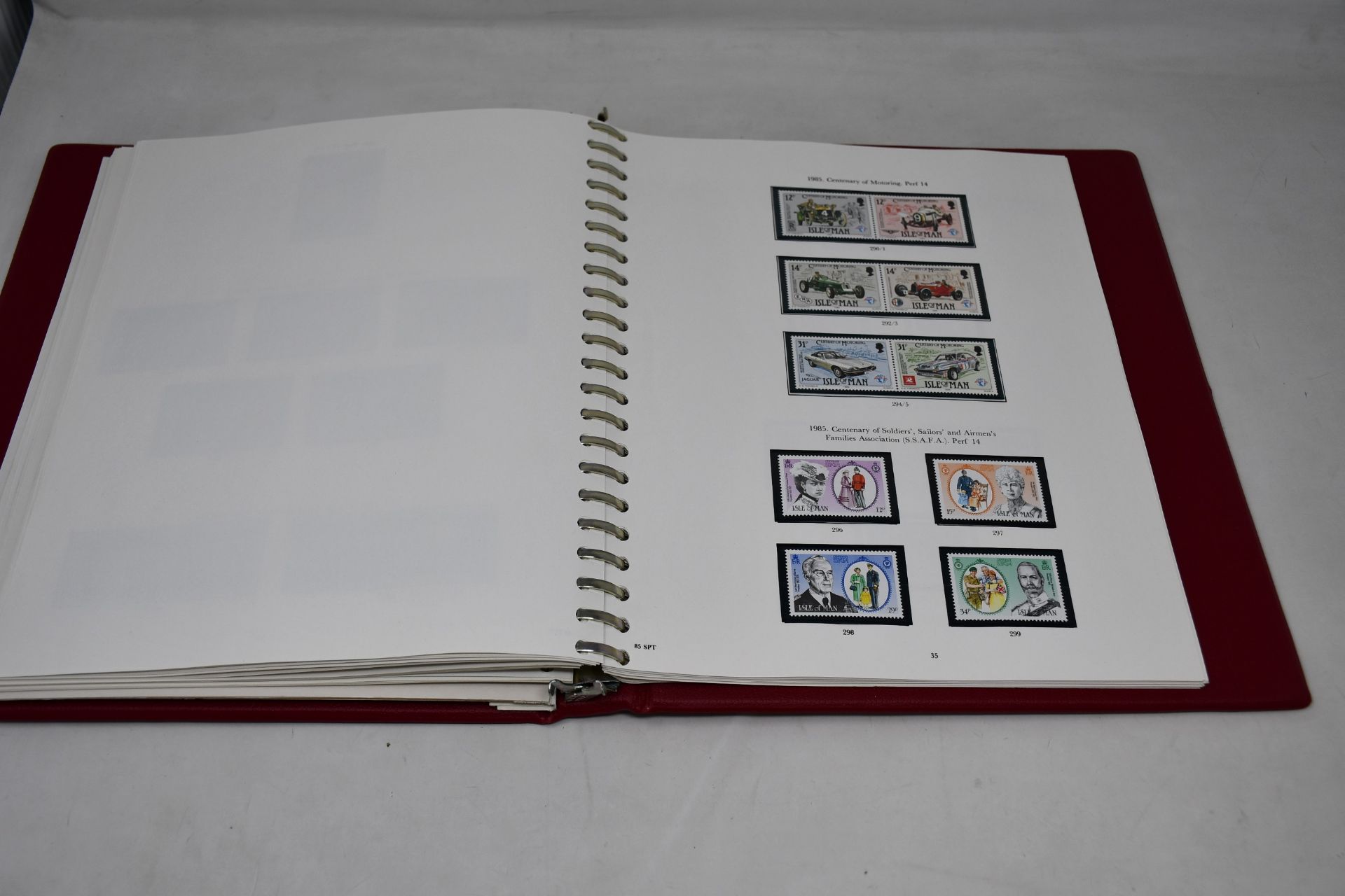 Three folders of stamps to include Isle of Man Mint collection, including duplication. - Image 9 of 10