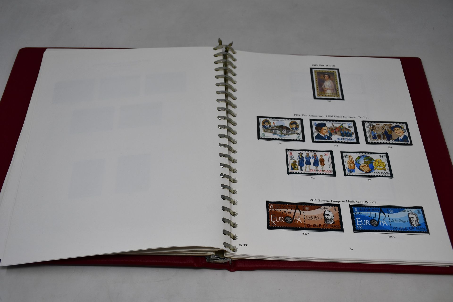 Three folders of stamps to include Isle of Man Mint collection, including duplication. - Image 6 of 10