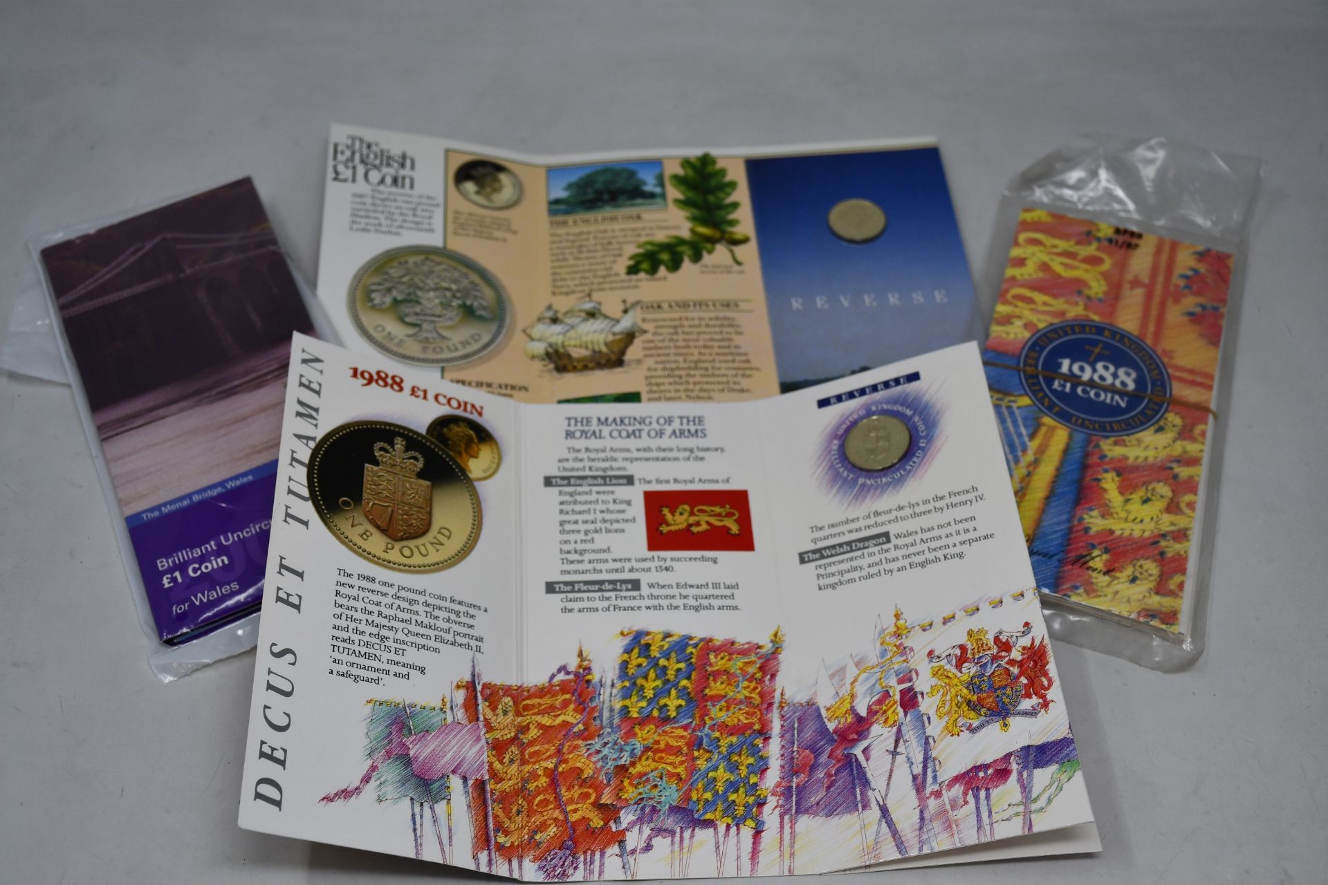 A box of assorted coins to include £1 and 50P uncirculated, in the Royal Mint Special packs. - Image 3 of 4