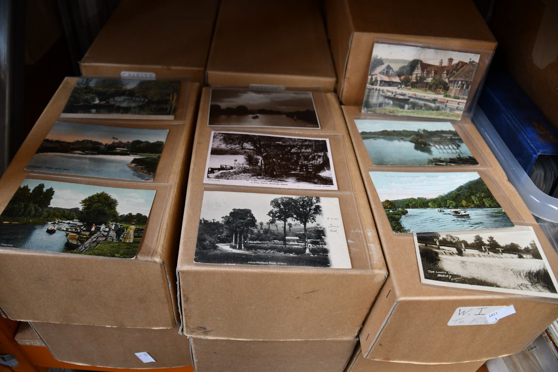 A large stock of mainly modern postcards, many good themes, ten thousand ++ cards. - Image 3 of 8