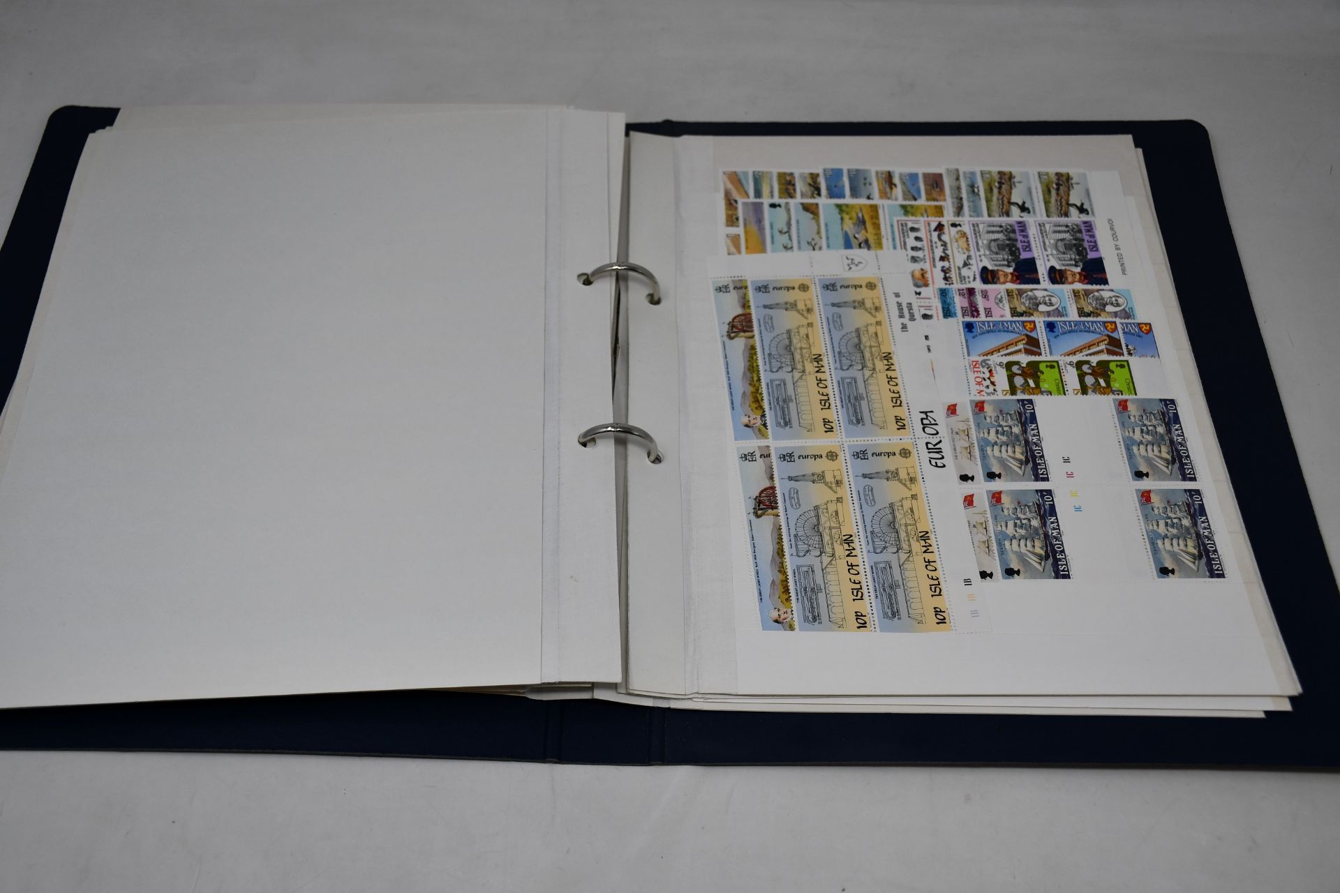 Three folders of stamps to include Isle of Man Mint collection, including duplication. - Image 4 of 10