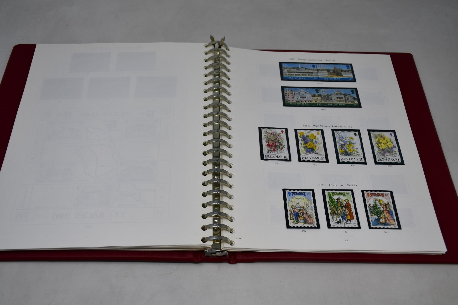 Three folders of stamps to include Isle of Man Mint collection, including duplication. - Image 7 of 10