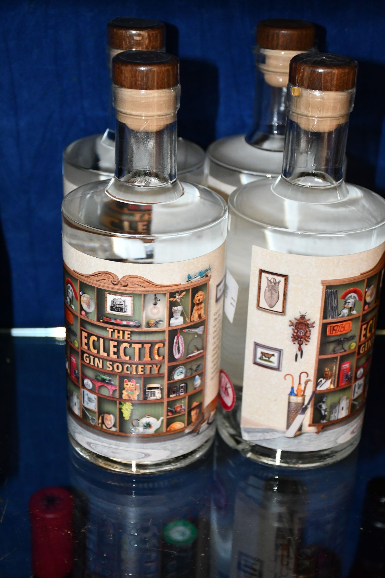 Four The Eclectic Gin Society (4 x 700ml) (Over 18s only).