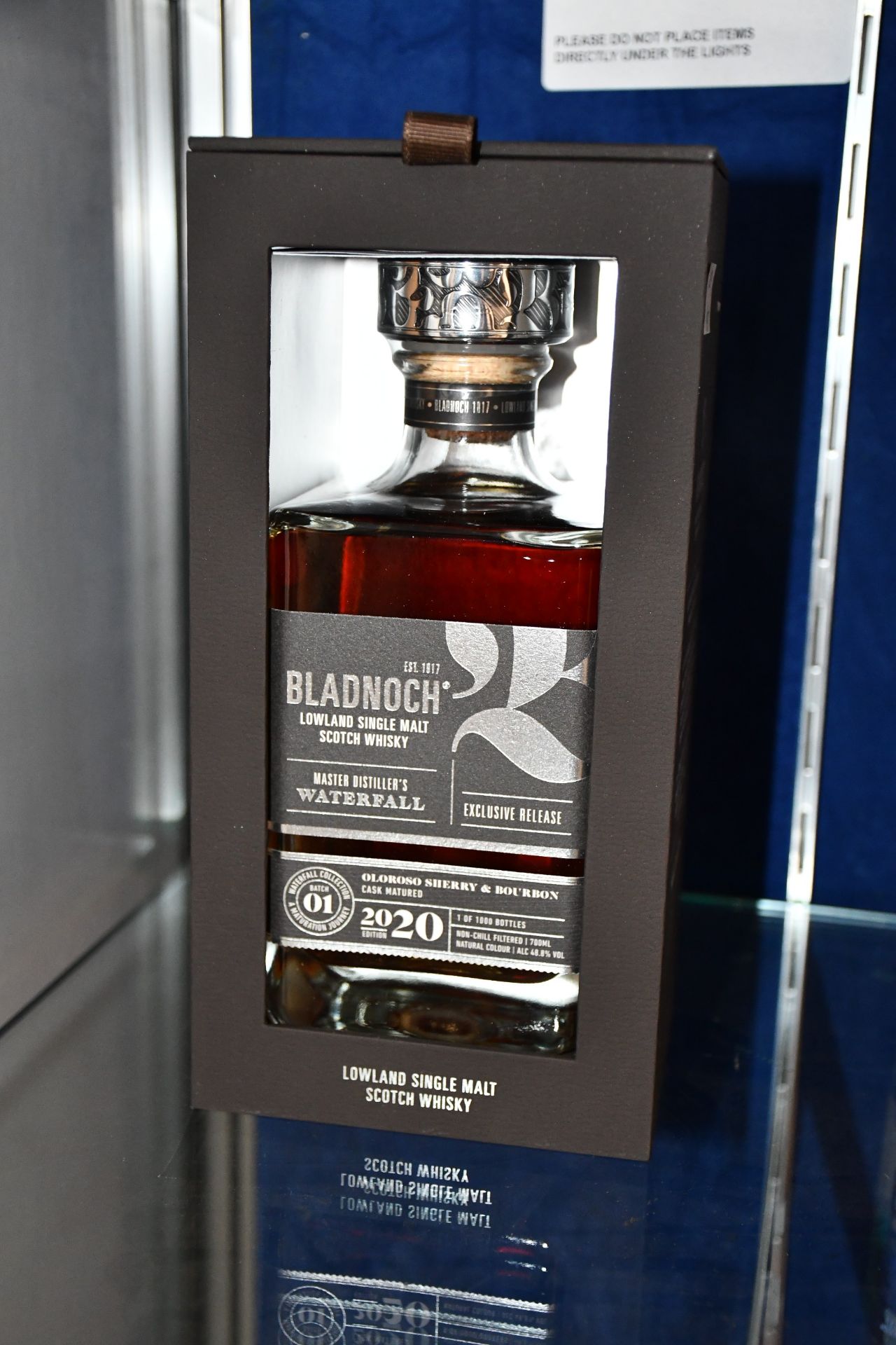 A Bladnoch Waterfall Lowland single malt whisky (Batch 01) 2020 (700ml) (Over 18s only).