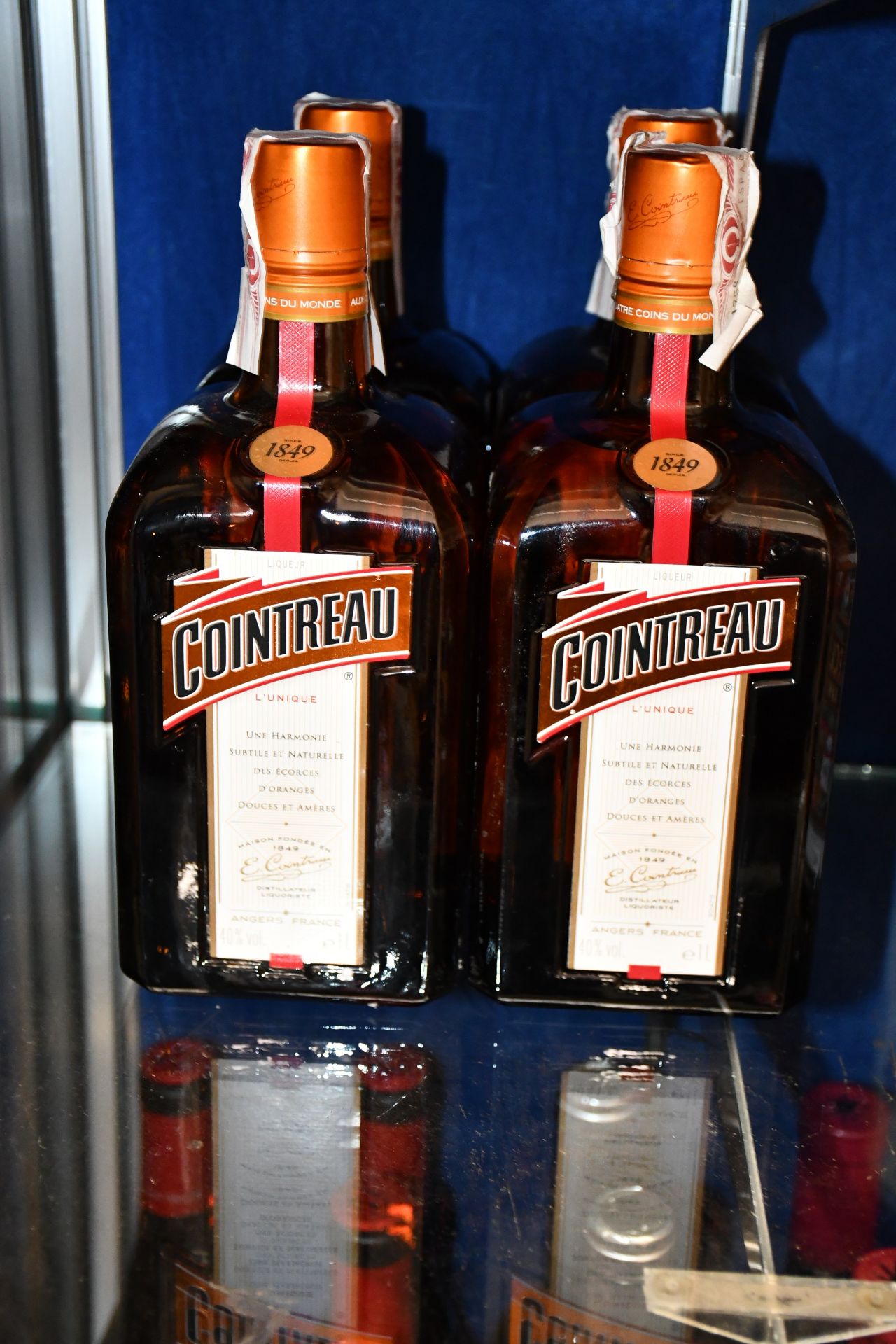 Four bottles of Cointreau Liqueur (4 x 1ltr) (Over 18s 0nly).