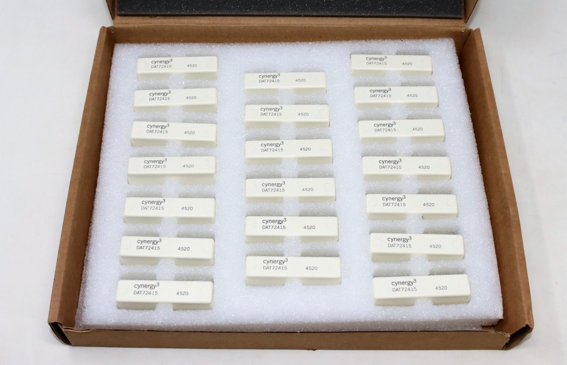 A box of twenty as new Cynergy3 DAT72415 High Voltage Reed Relays (Box opened).