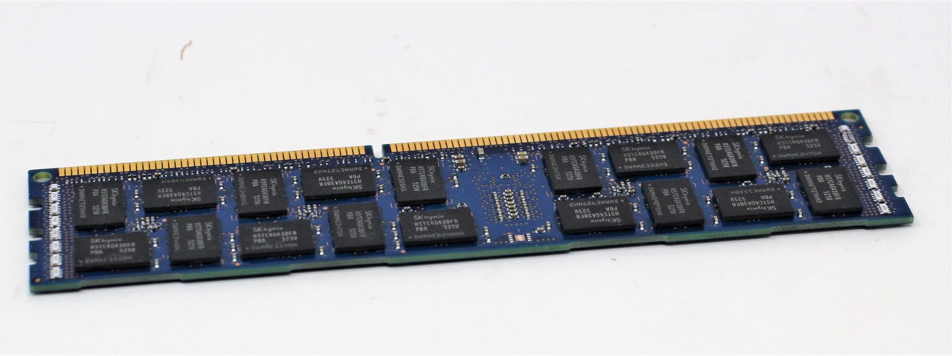 Twenty pre-owned Hynix 16GB 2RX4 PC3L-12800R DDR3 Server Memory Modules (P/N: HMT42GR7BFR4A).