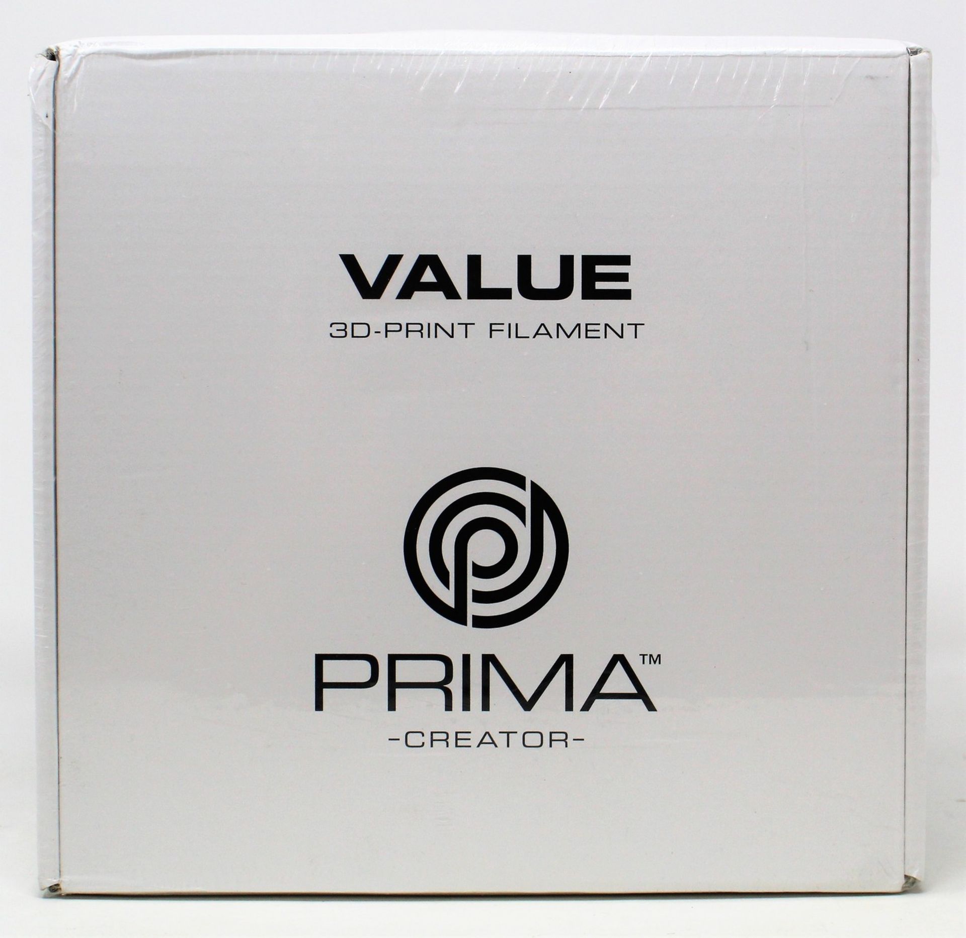 Seven boxes of as new Prima PrimaValue PLA Natural 1.75mm 1KG 3D Printer Filament (P/N: PV-PLA-175-