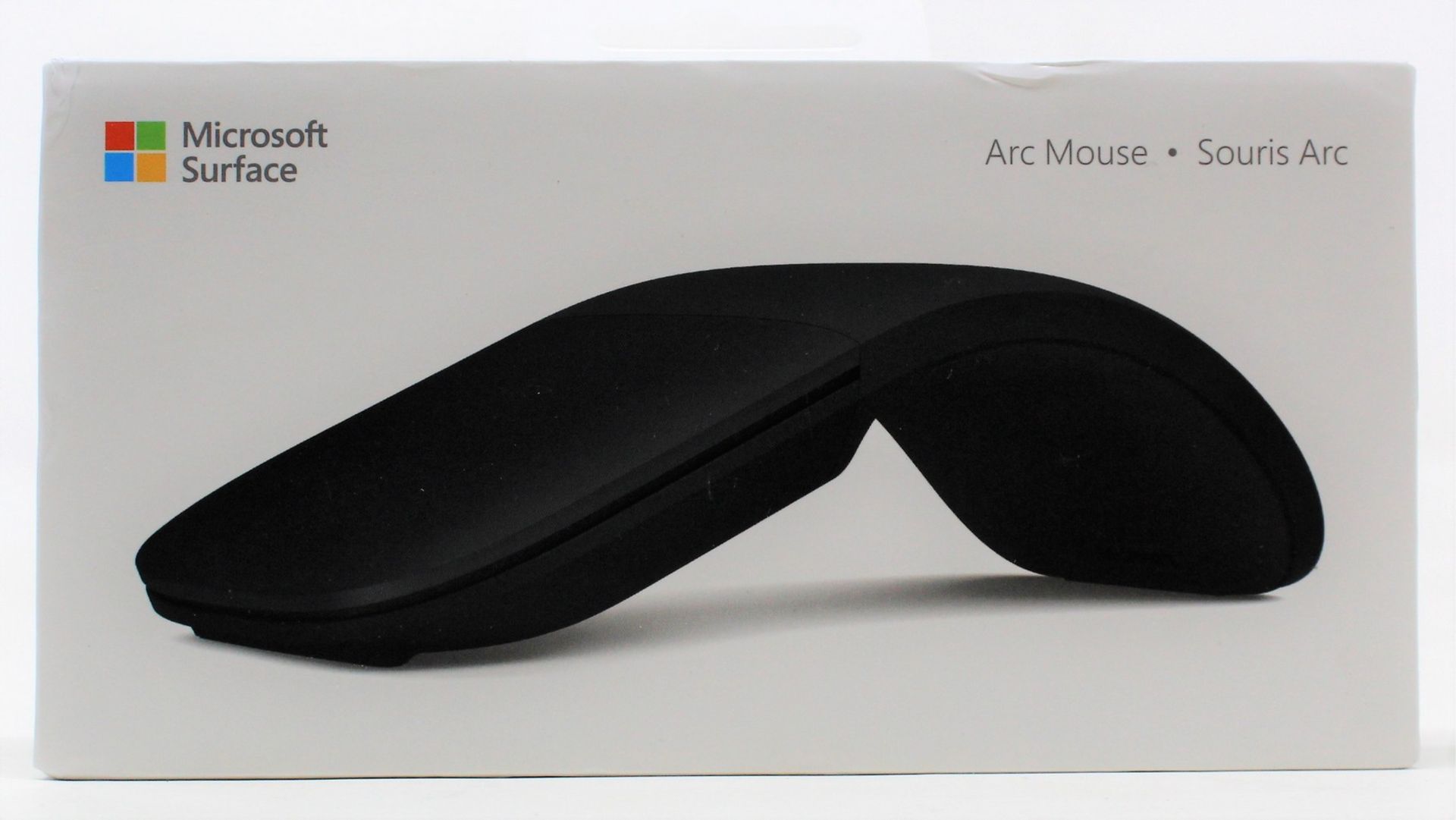 A boxed as new Microsoft Arc Bluetooth Mouse 1791 in Black (Box sealed).