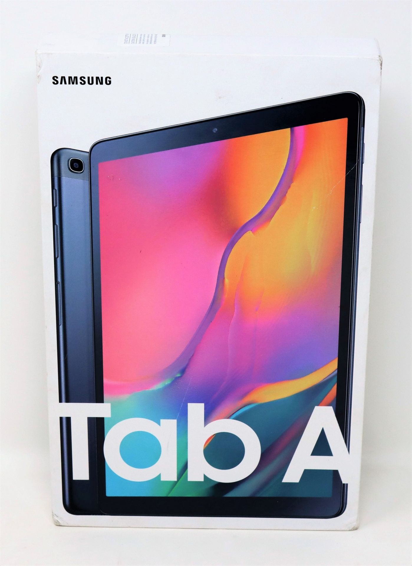 A pre-owned Samsung Galaxy Tab A 10.1 (2019) SM-T510 32GB in Black (box, charging cable and two-