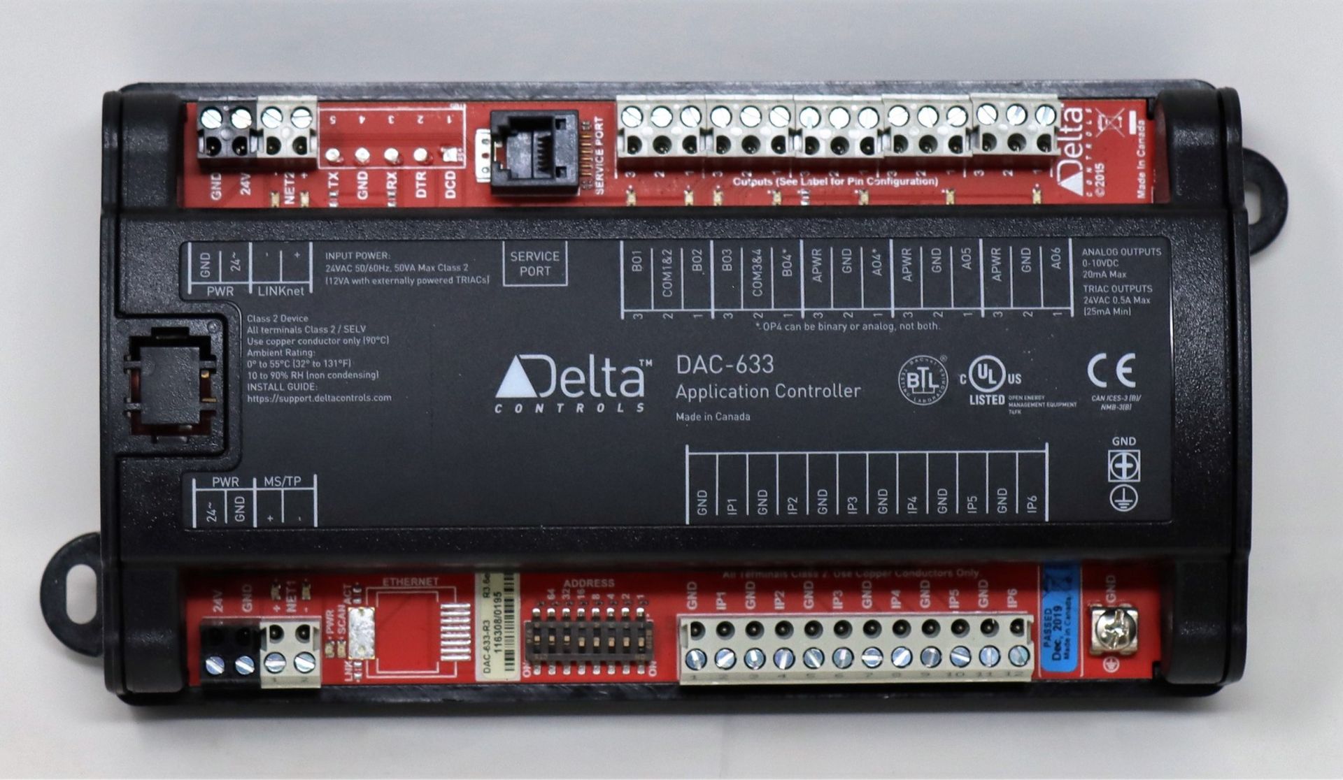 A pre-owned Delta Controls DAC-633 Application Controller (Boxed).