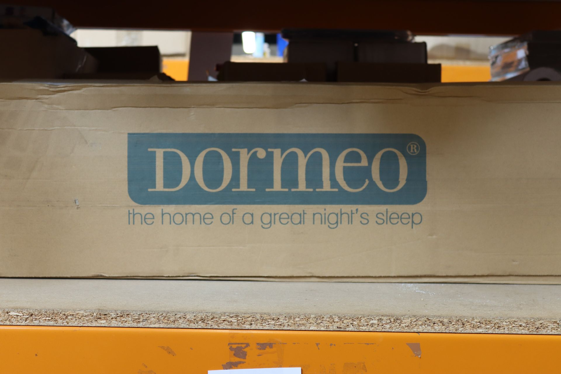 A boxed as new Dormeo Memory Plus UK double mattress.