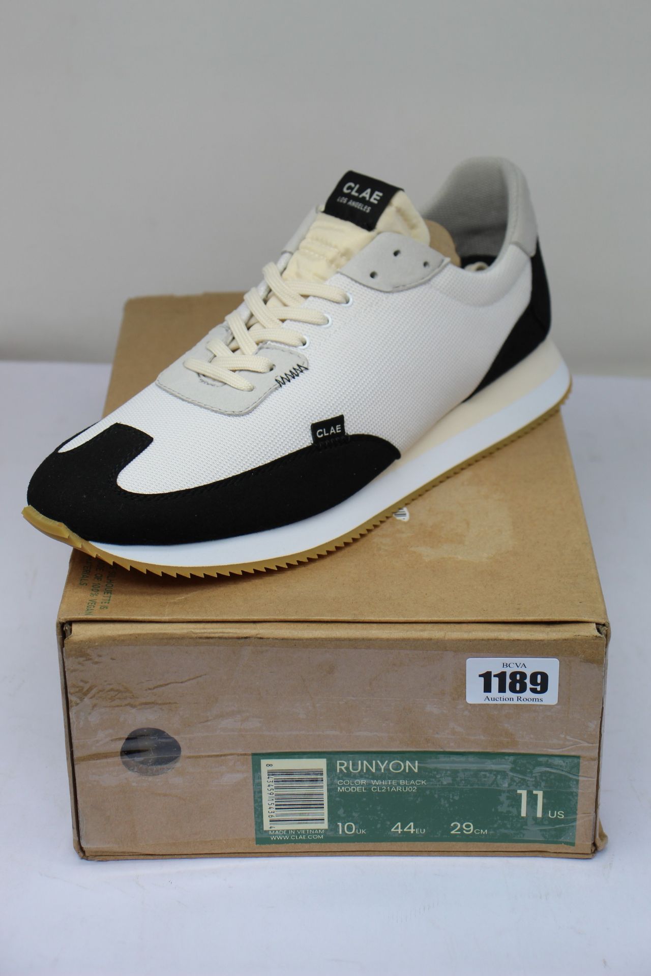 A pair of as new Clae Los Angeles Runyon sneakers (UK 10).