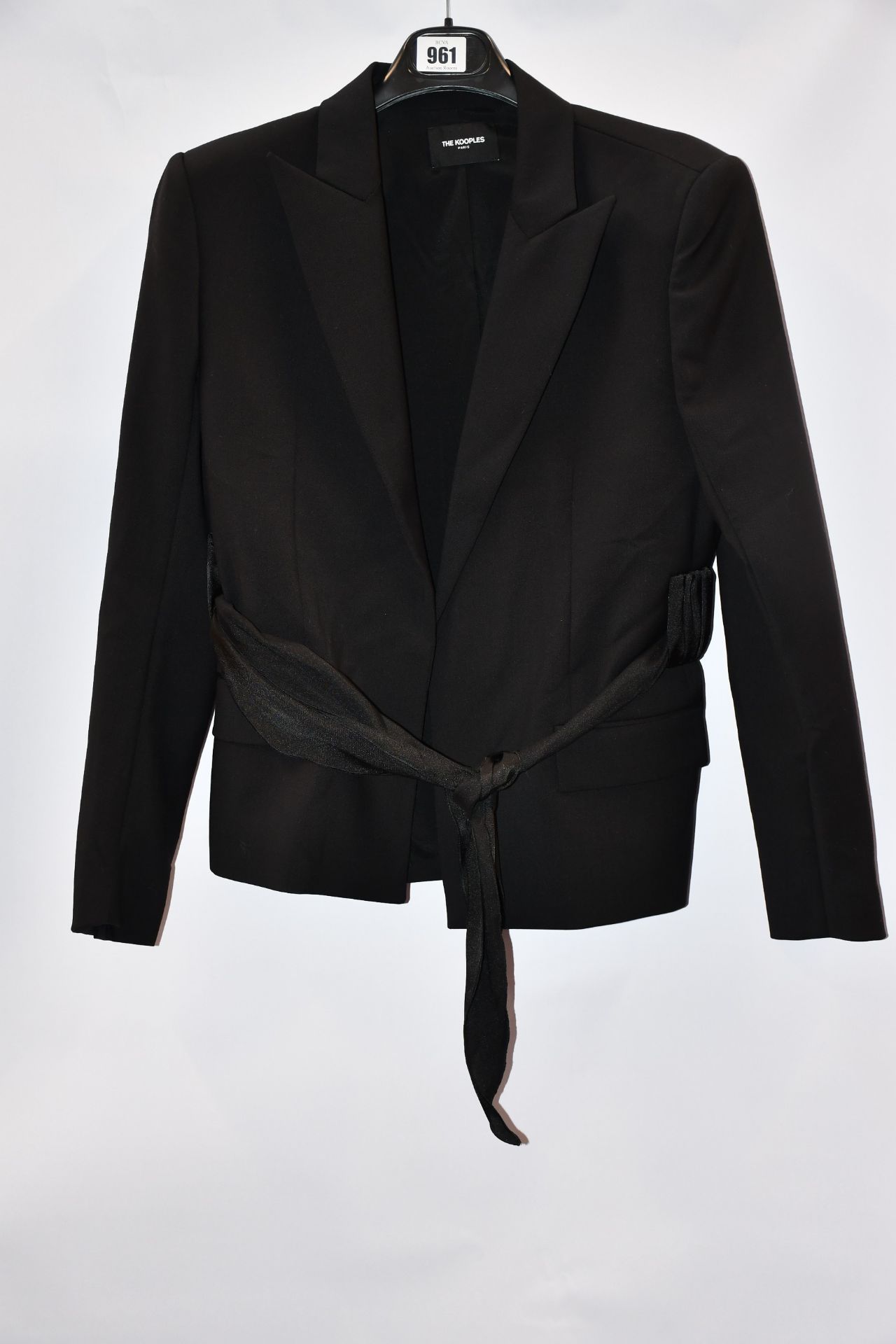 An as new The Kooples Stretch smoking jacket (Size 36 - RRP £395).