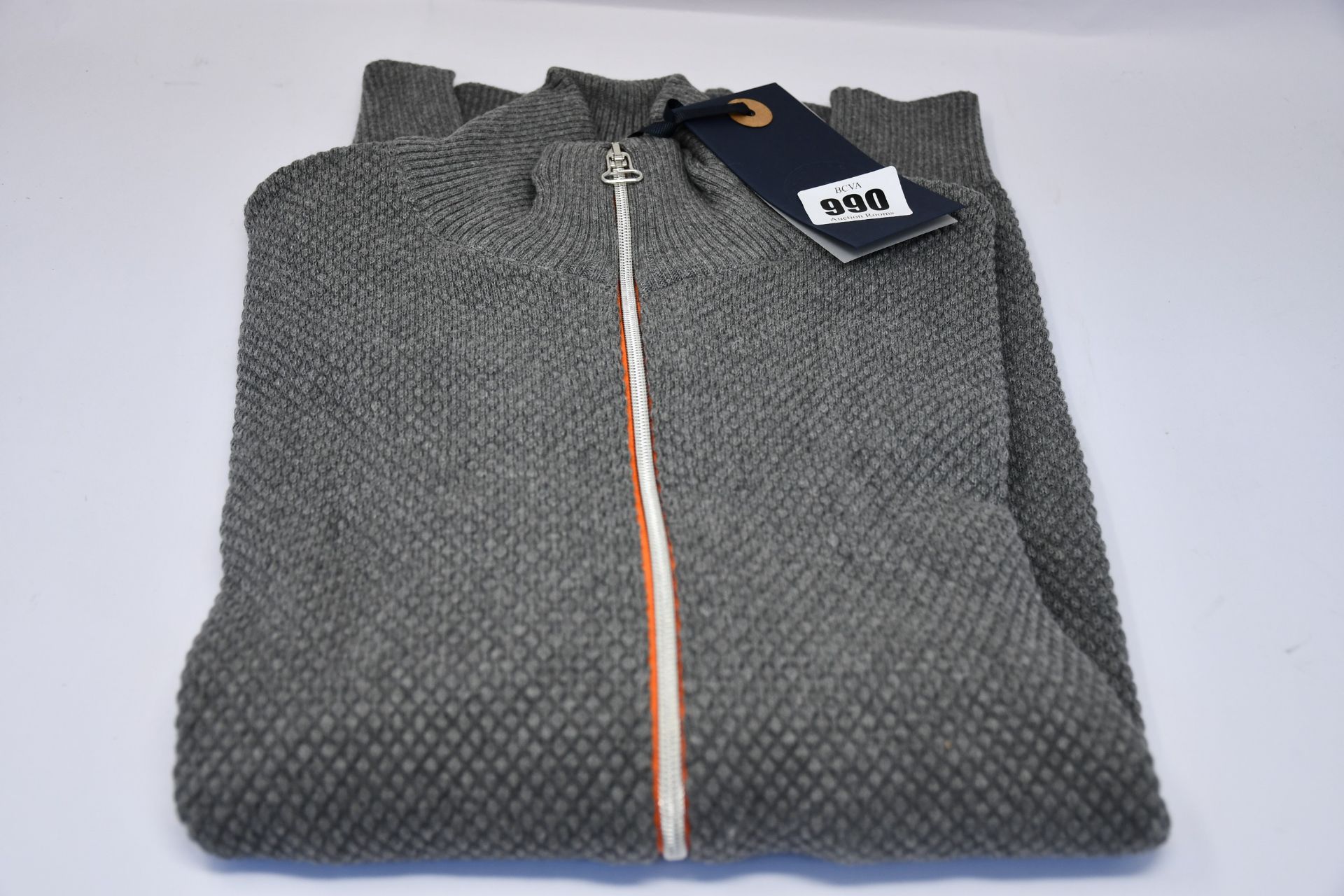 Six men's as new Kronstadt Erik zip jumpers (1 x S, 2 x M, 2 x L, 1 x XXL - RRP £45 each).