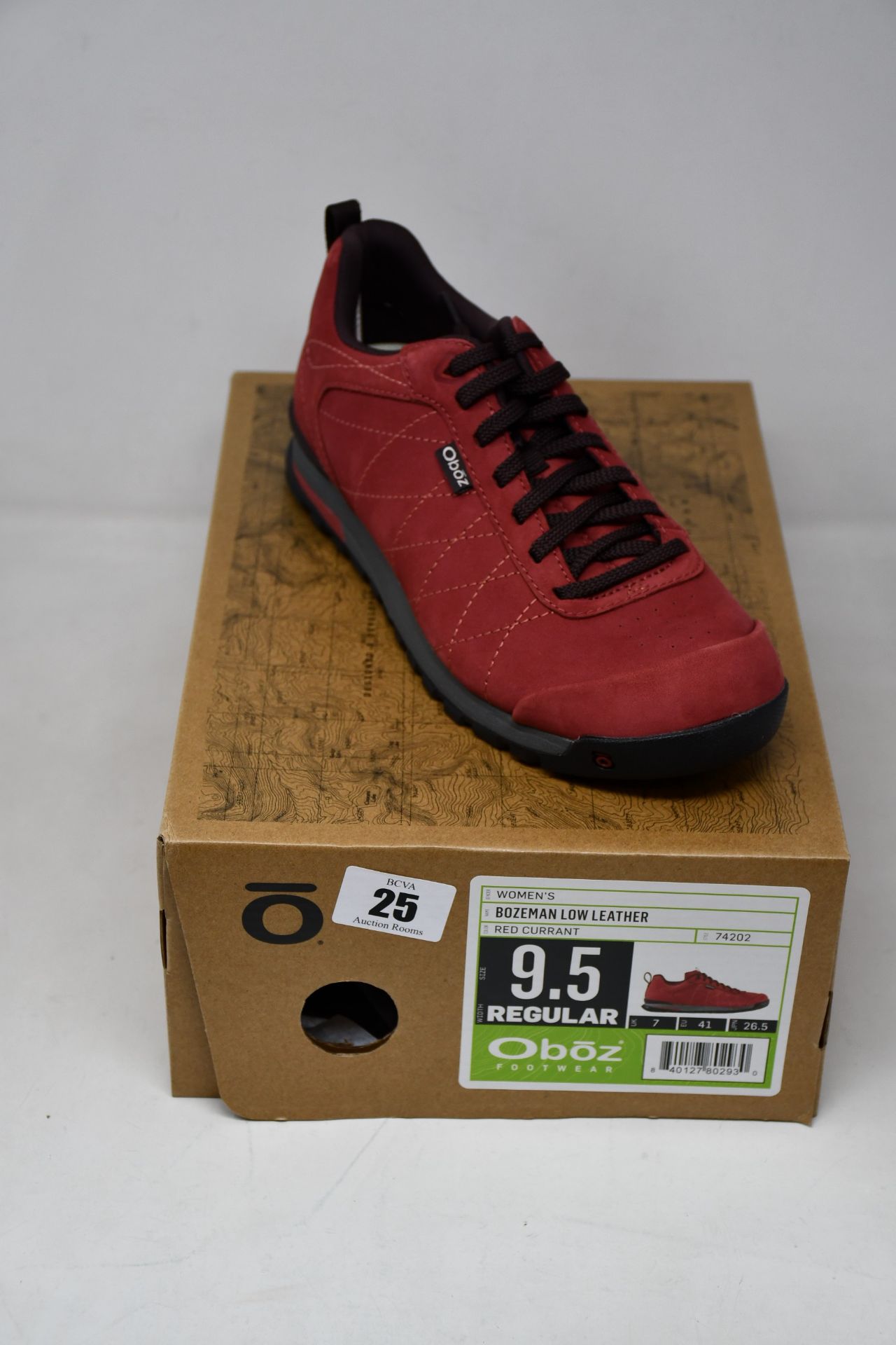 A pair of women's as new Oboz Bozeman low leather shoes (UK 7).