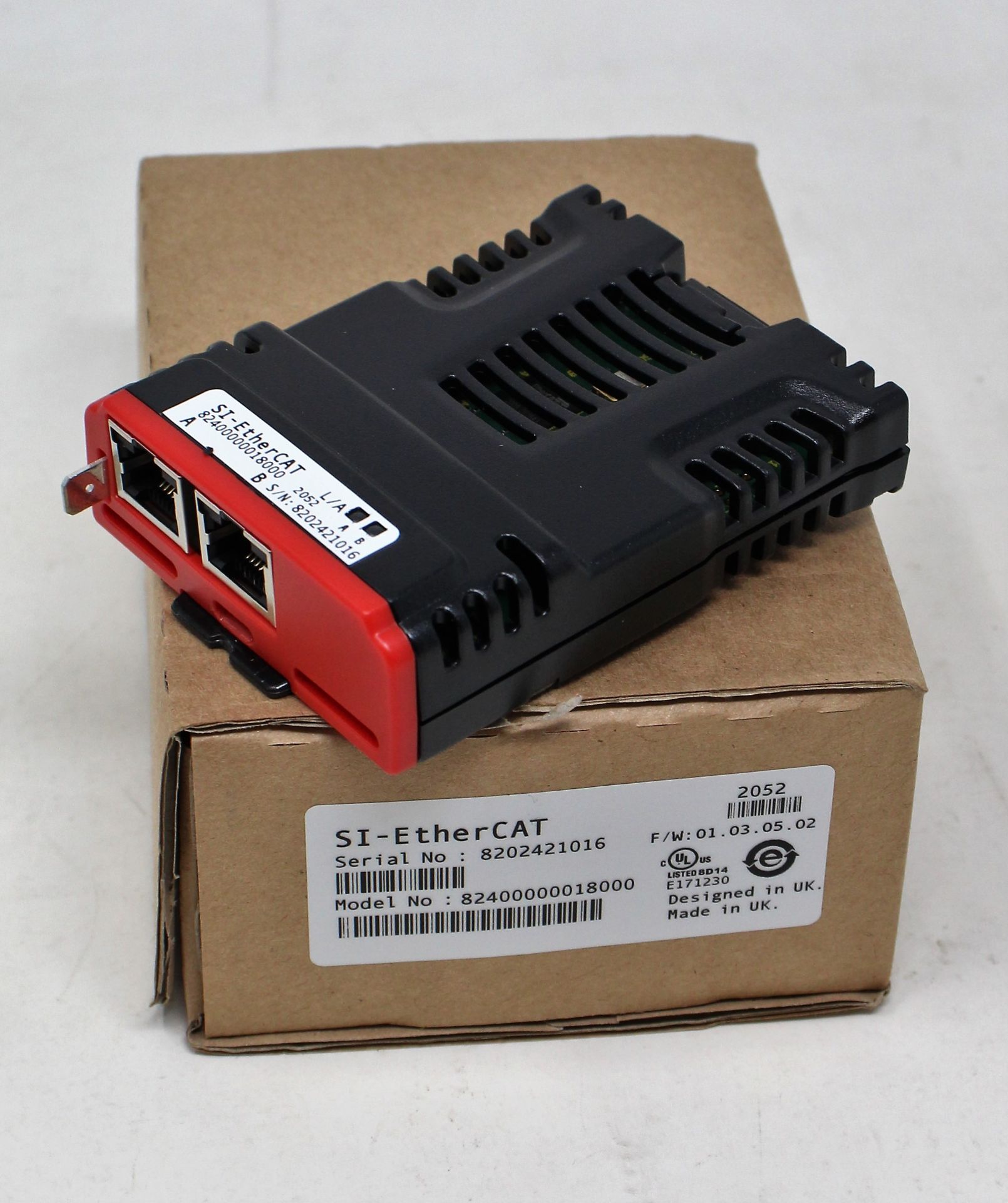 A boxed as new Control Technologies SI-EtherCat System Integration Communication Module (M/N: