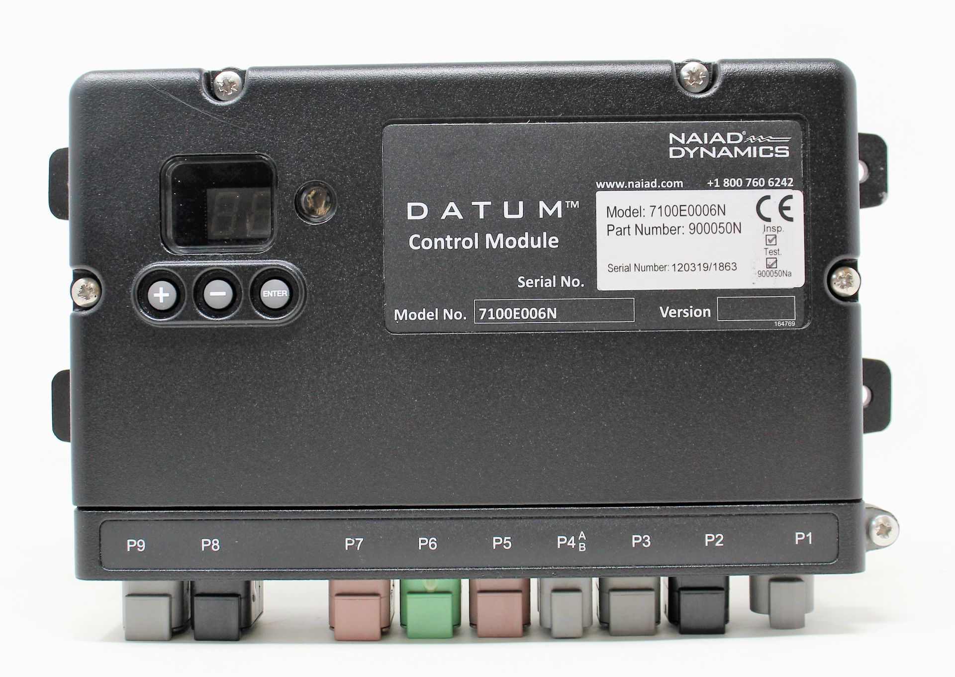 A boxed as new Naiad Dynamics Datum Control Module (M/N: 7100E0006N P/N: 900050N).