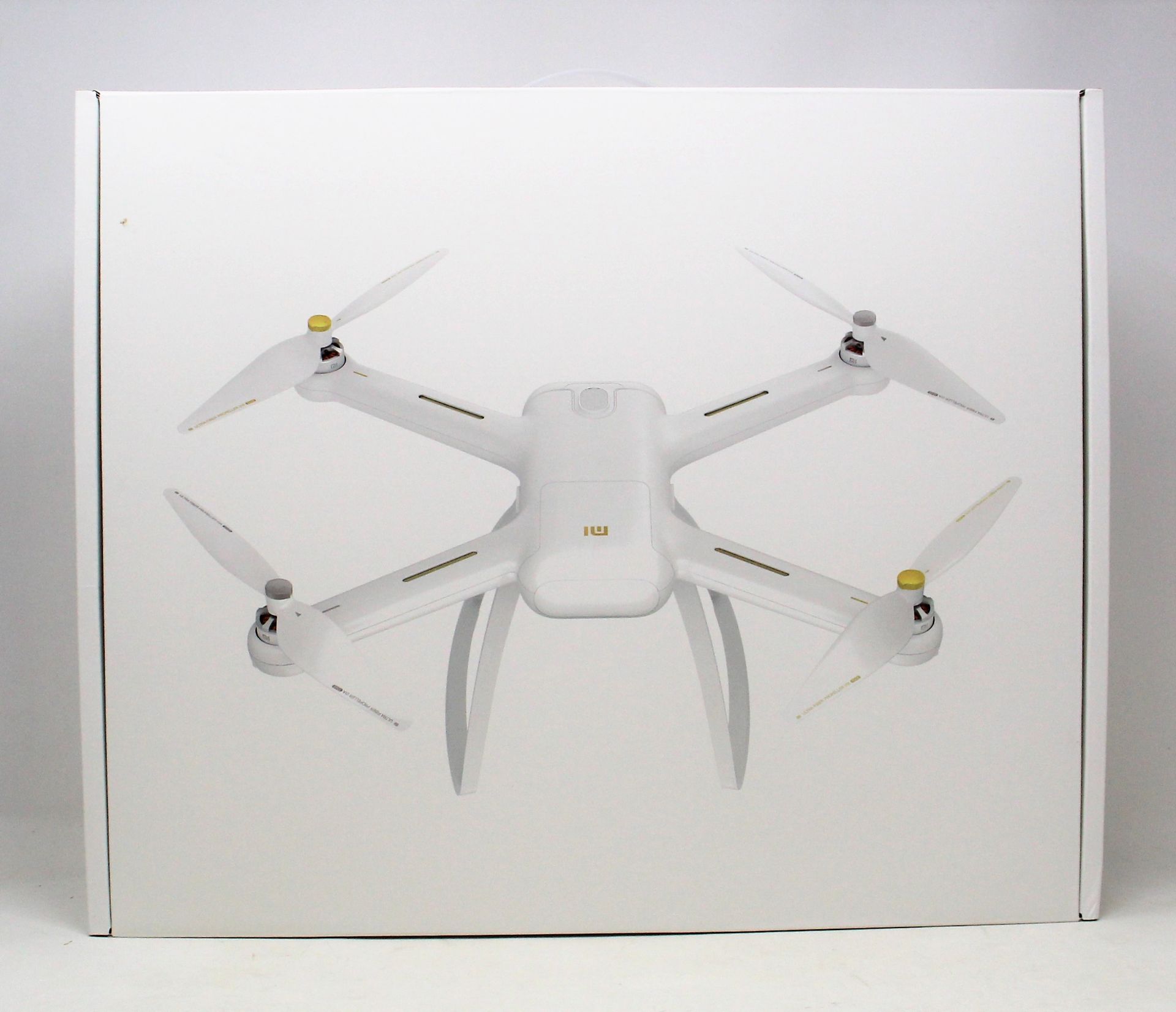 A boxed as new Xiaomi Mi 4K Quadcopter Drone (m/n: WRJTZ02FM) (UK plug adaptor required).