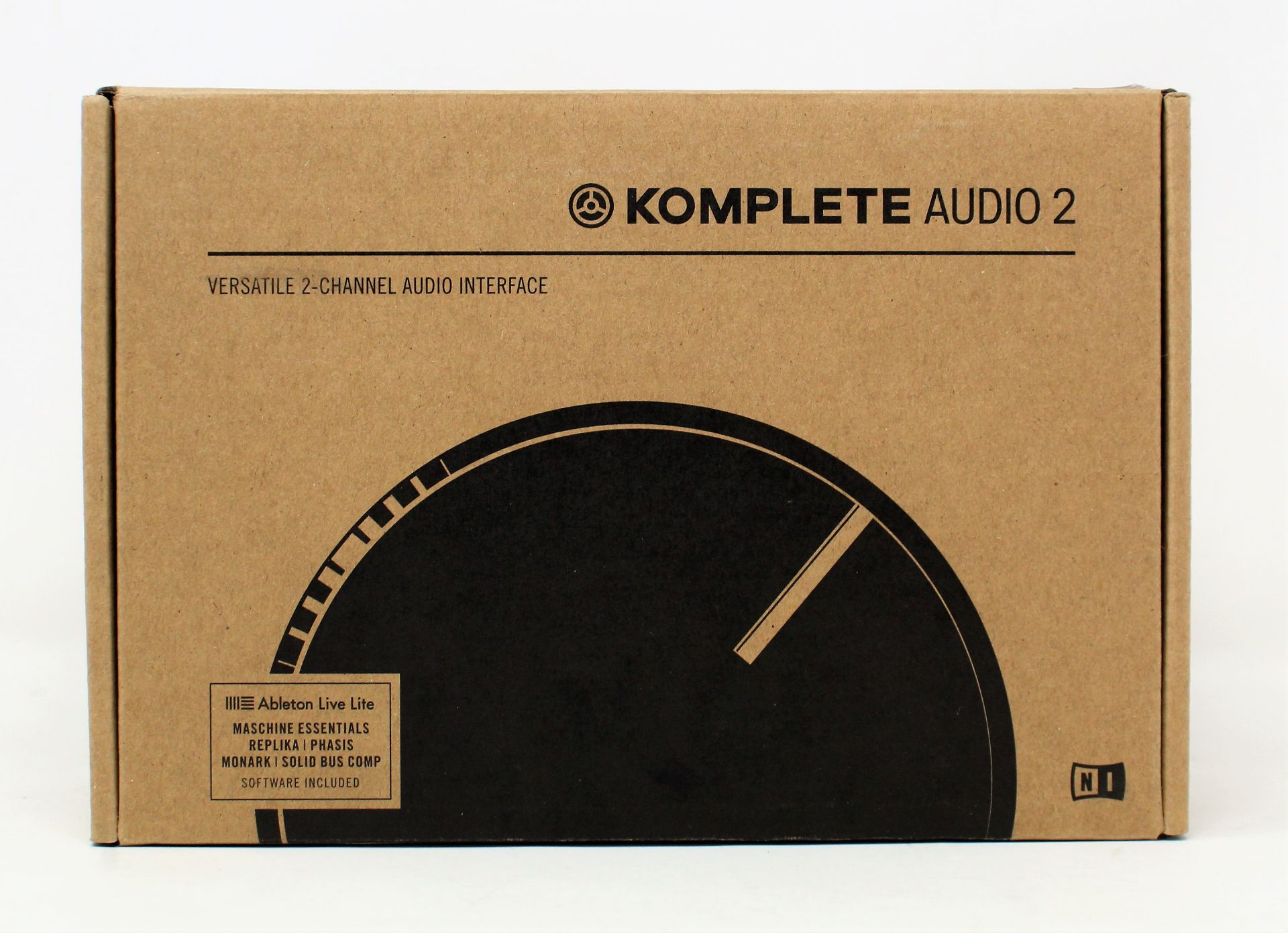 A boxed as new Native Instruments Komplete Audio 2 USB Audio Interface (Box sealed).