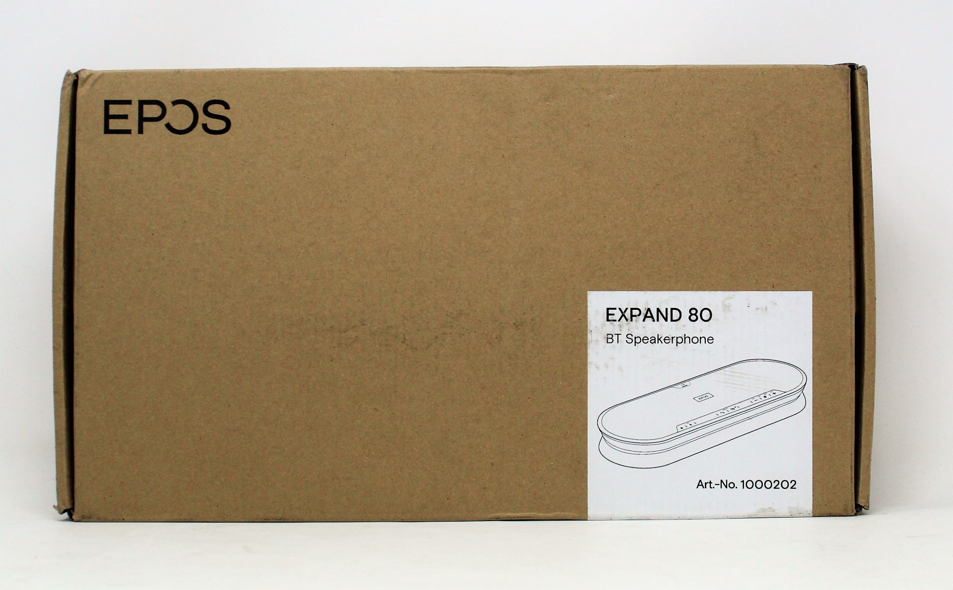A boxed as new EPOS Sennheiser Expand 80 BT Speakerphone (Art no: 1000202) (Box opened).
