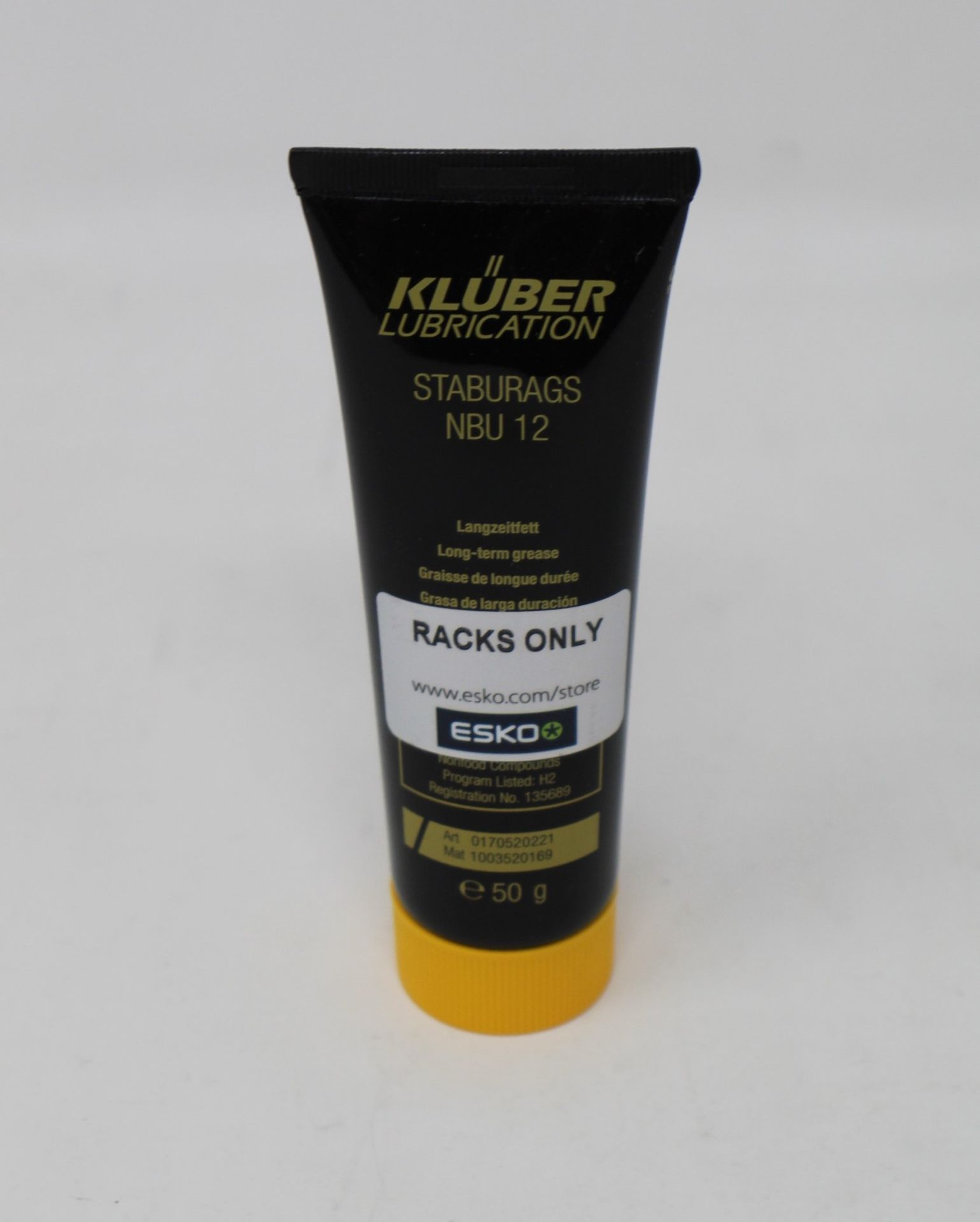 Nine tubes of KLUBER Lubrication STABURAGS NBU 12 (50g) Long-Term Grease (0170520221).