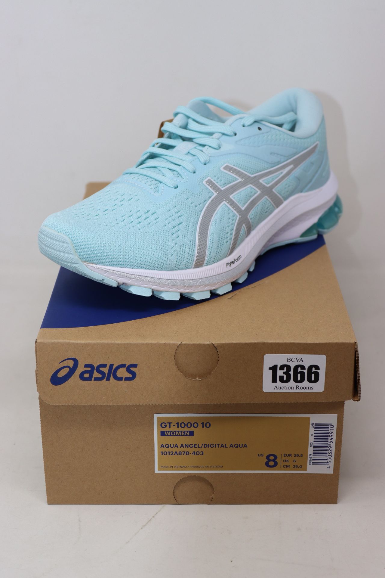 A pair of women's as new Asics GT-1000 10 trainers (UK 6).