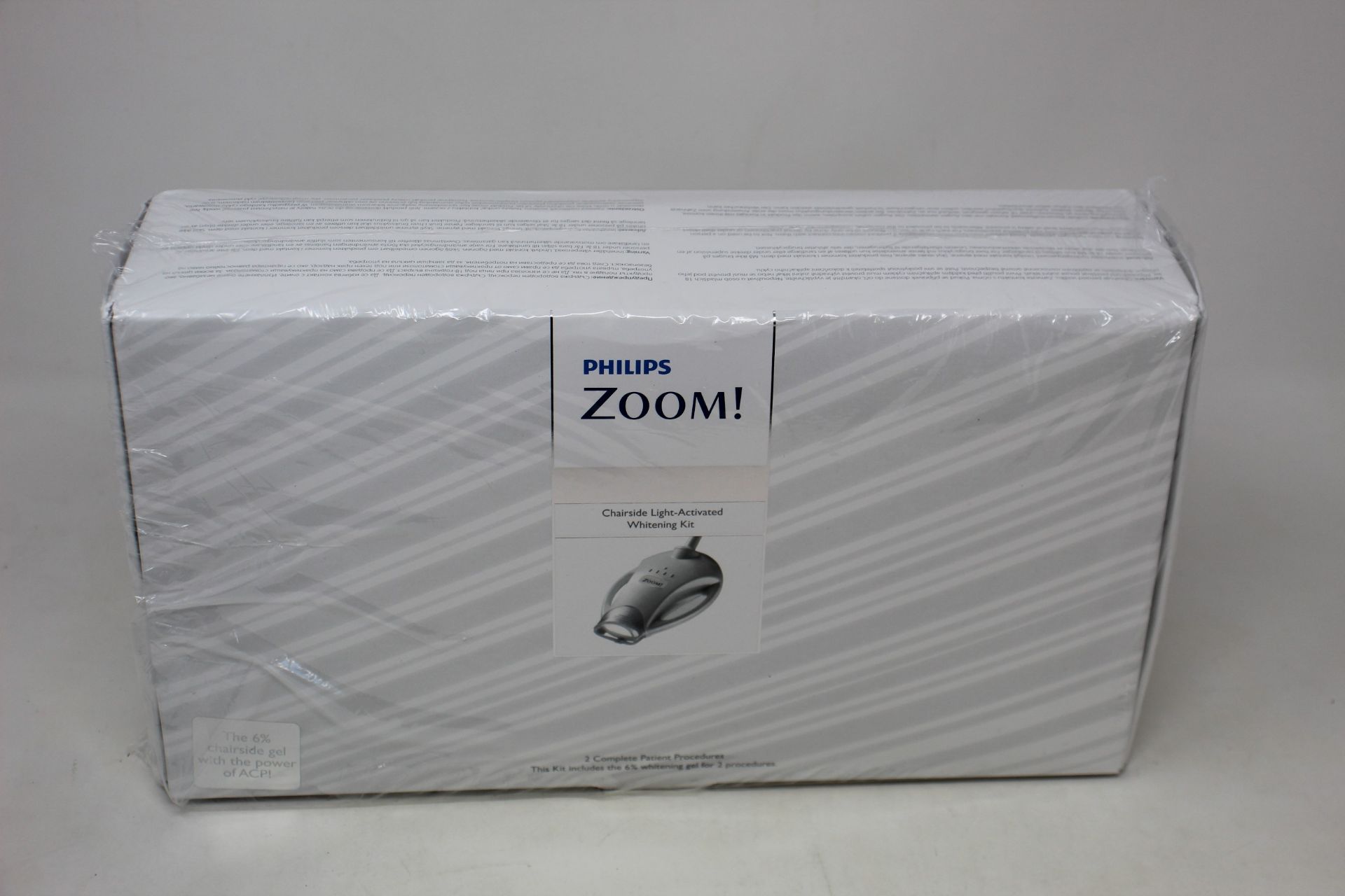 A boxed as new Philips Zoom! Chairside Light-Activated Whitening Kit (EXP: 12/2021).