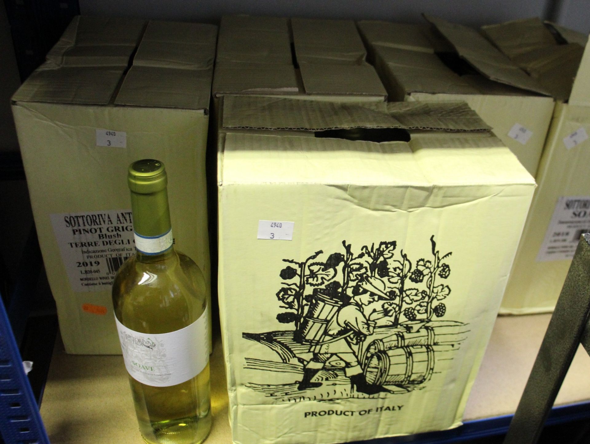 Five cases of six bottles of Sottoriva Antica Soave white wines (30 x 750ml) (Over 18's only).