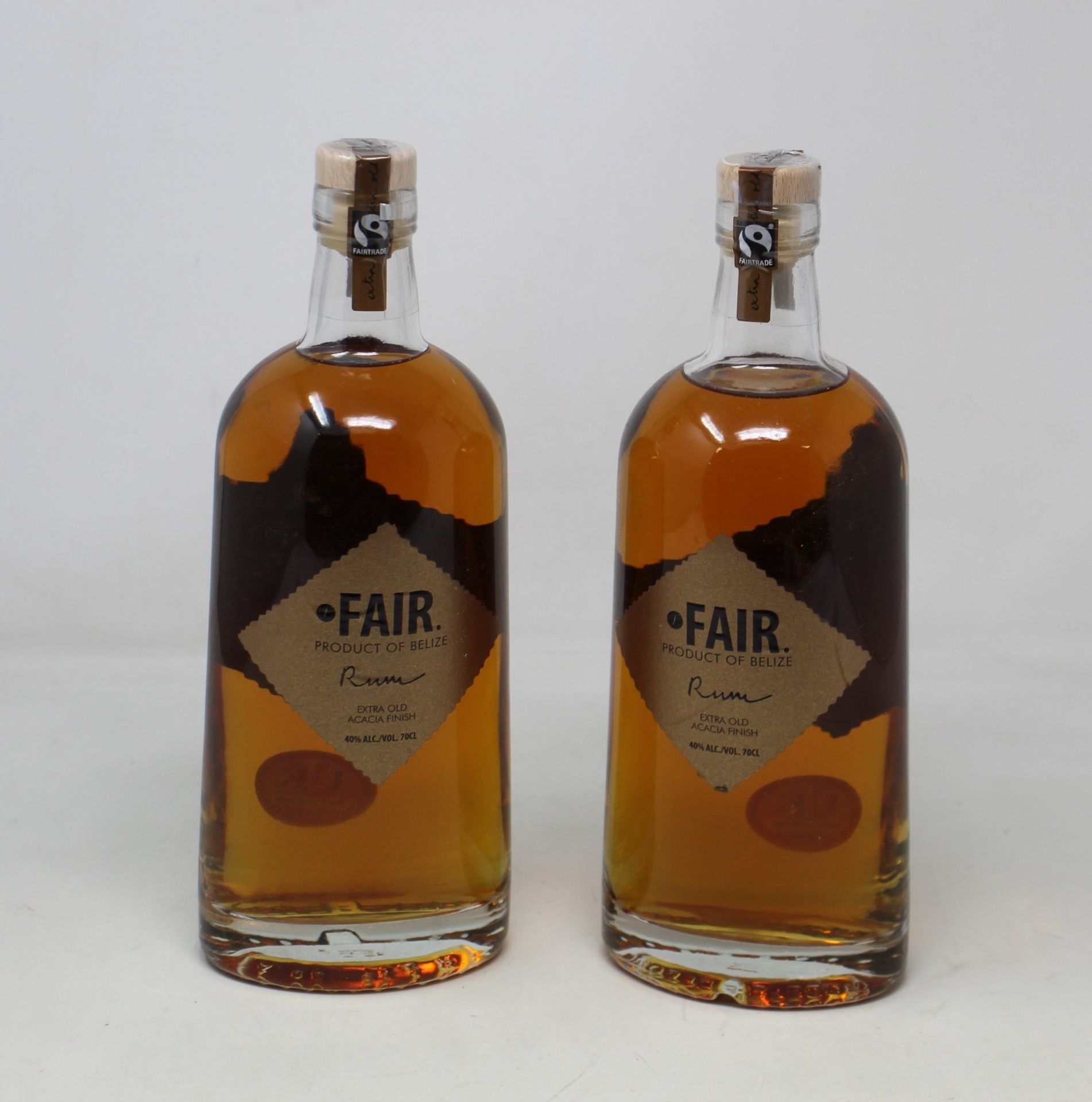 Five bottles of Fair Product of Belize Extra Old Acacia Finish rum (700ml) (Over 18's only).