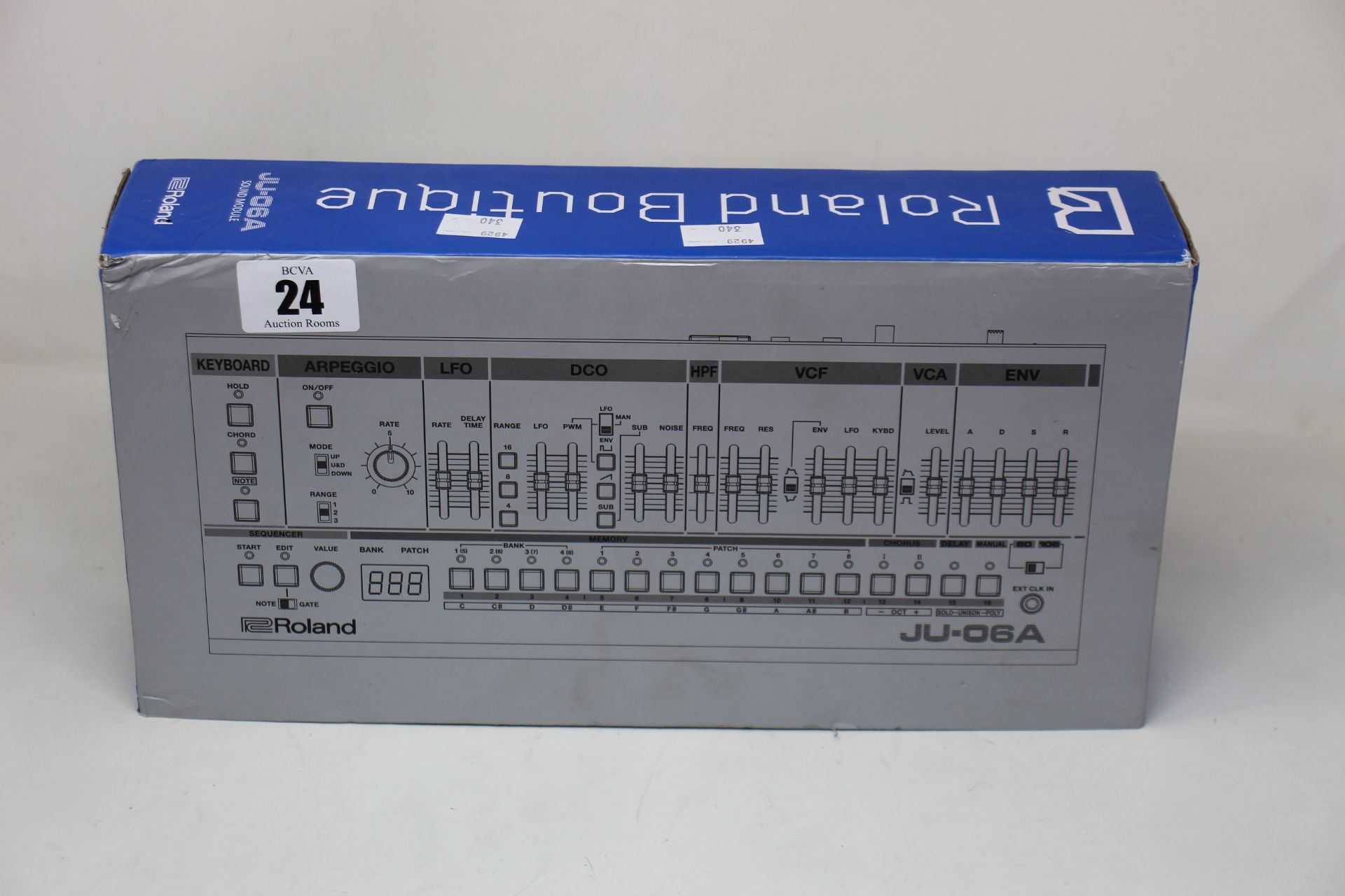 An as new Roland JU-06A sound module (Box has some slight damage).