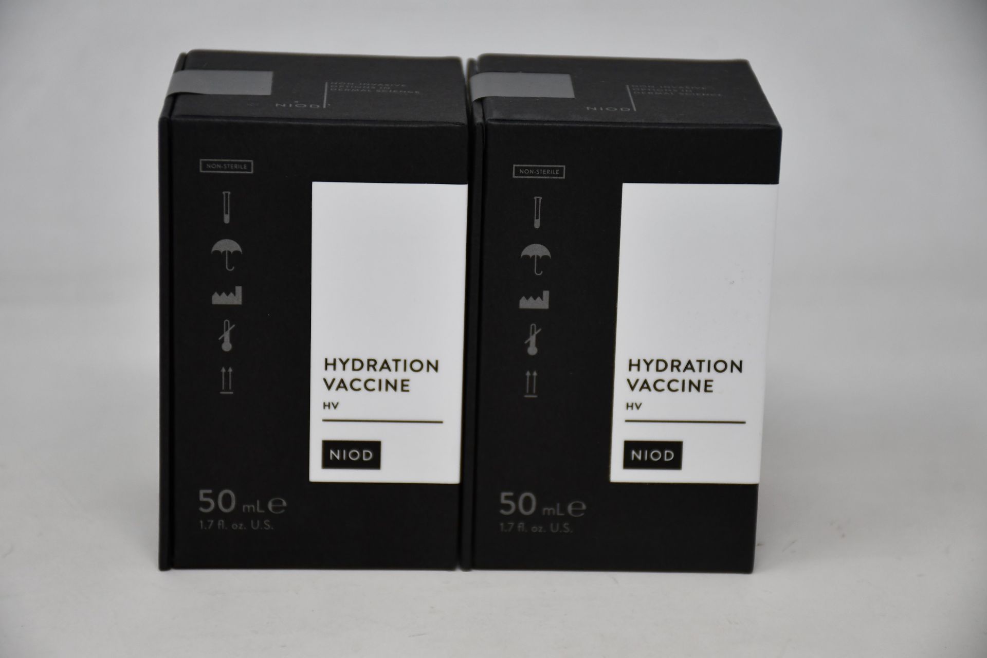 Twenty boxed as new NIOD Hydration Vaccine HV (50ml).