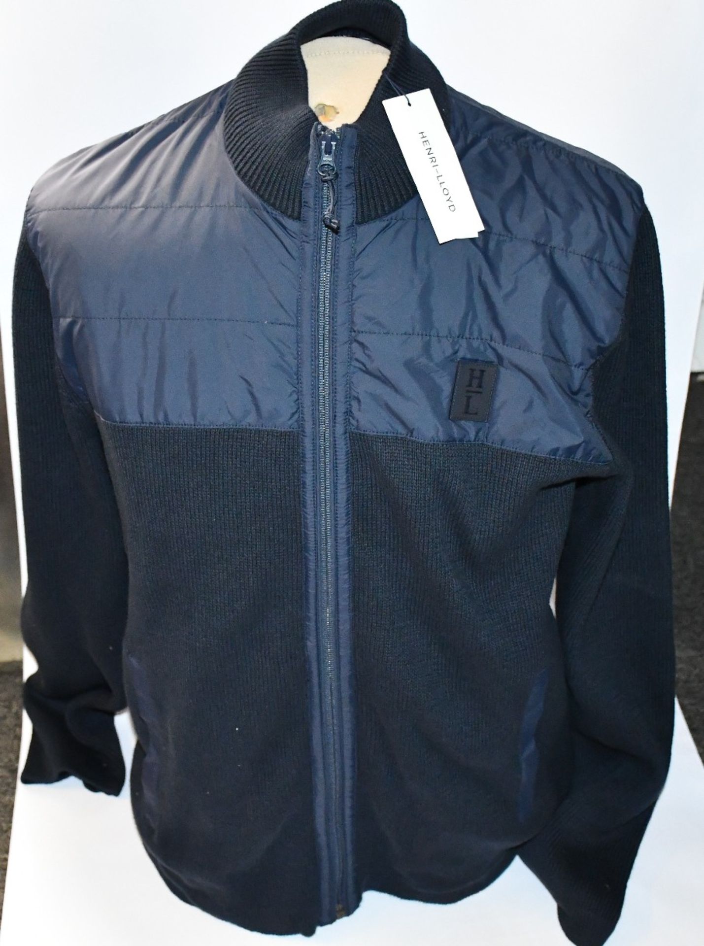 Two as new Henri Lloyd Barton zip knit tops (XXL - RRP £90 each).