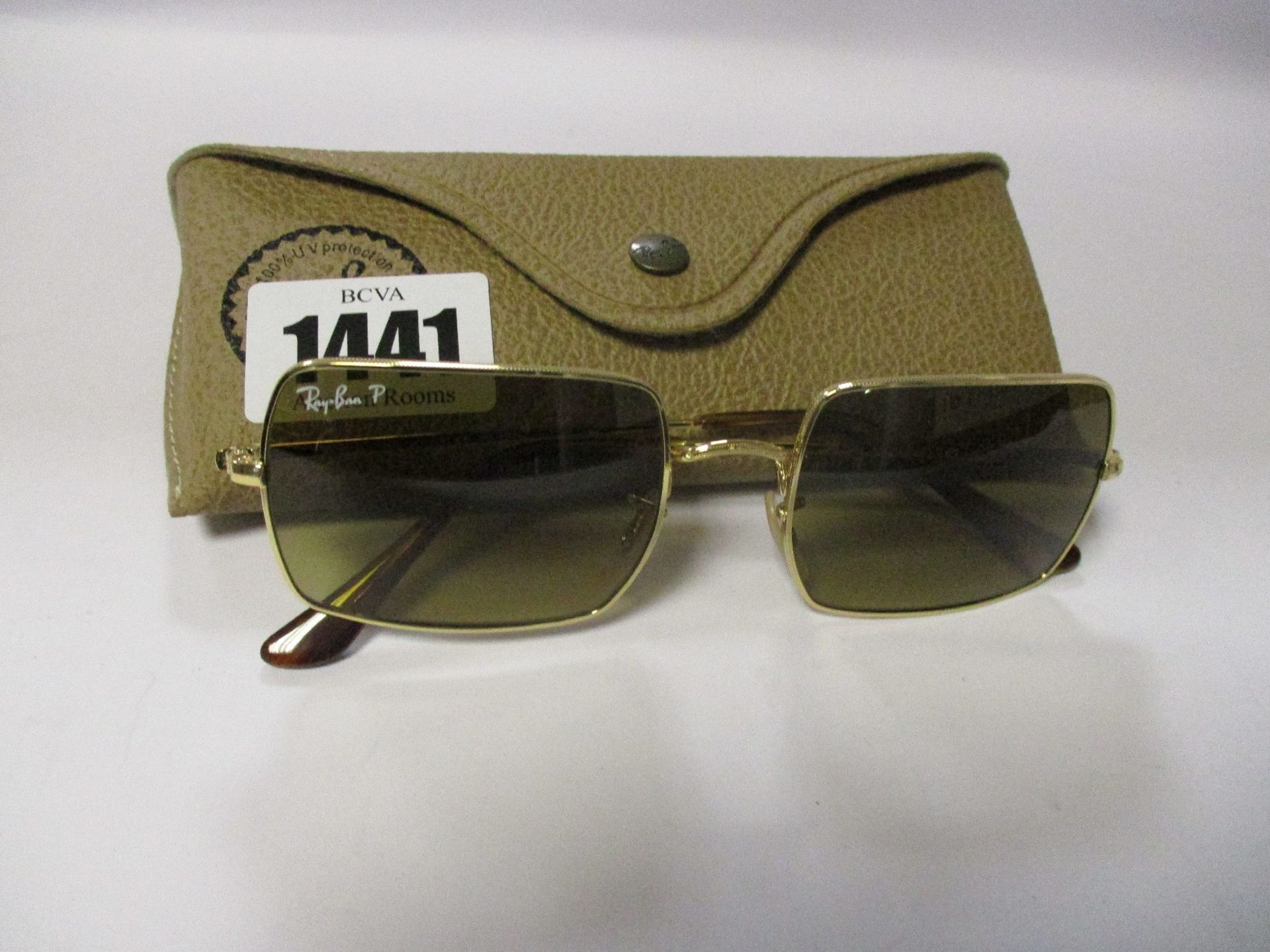 A pair of as new Ray Ban sunglasses.